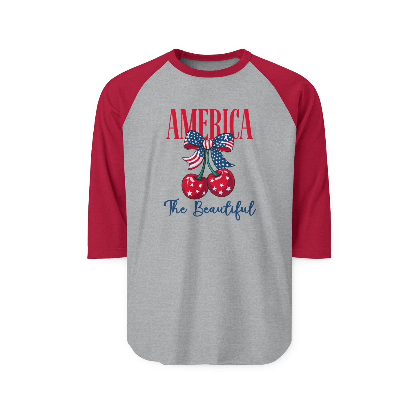 America The Beautiful Baseball Tee