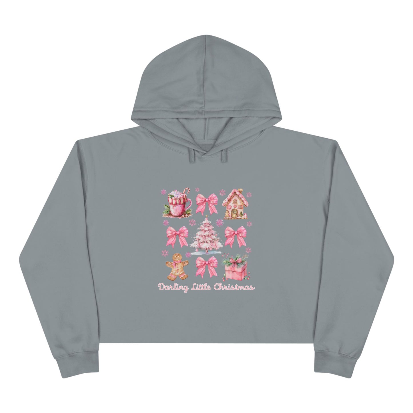 Darling Little Christmas Crop Hoodie