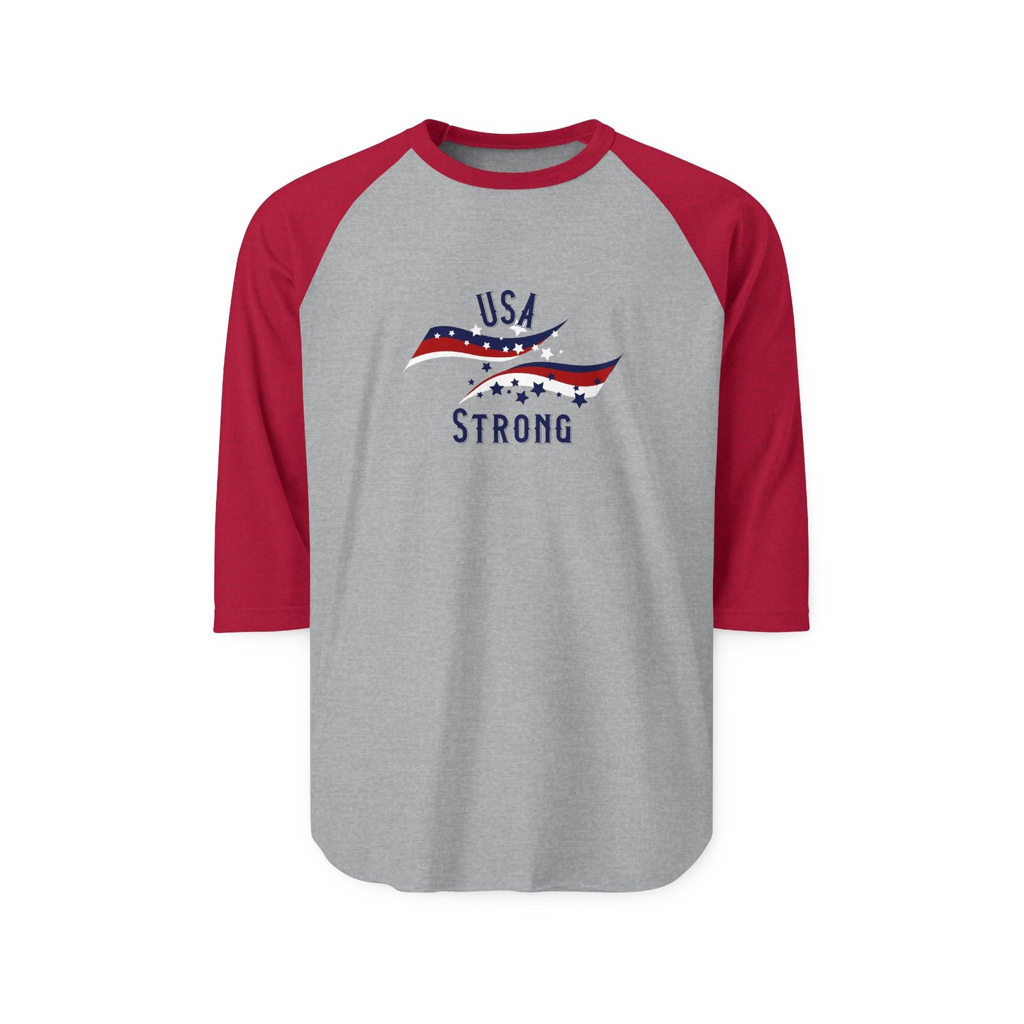 USA Strong Baseball Tee