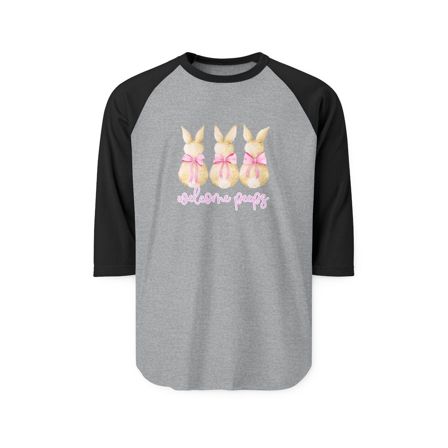 Welcome Peeps Baseball Tee