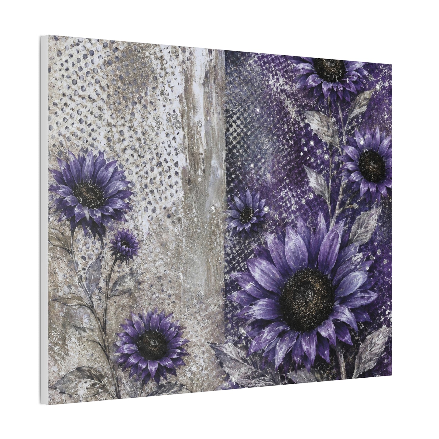 Violet Horizon Canvas Wall Art