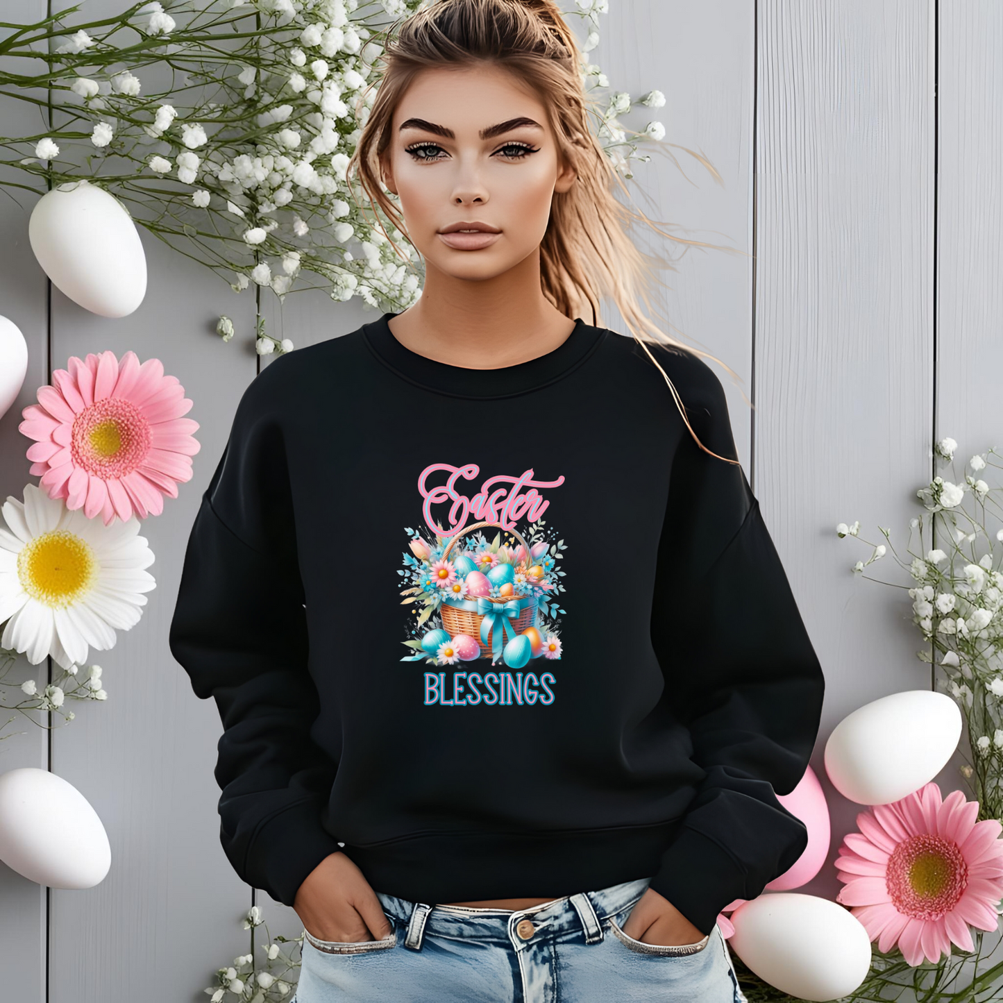 Easter Blessings Crewneck Sweatshirt