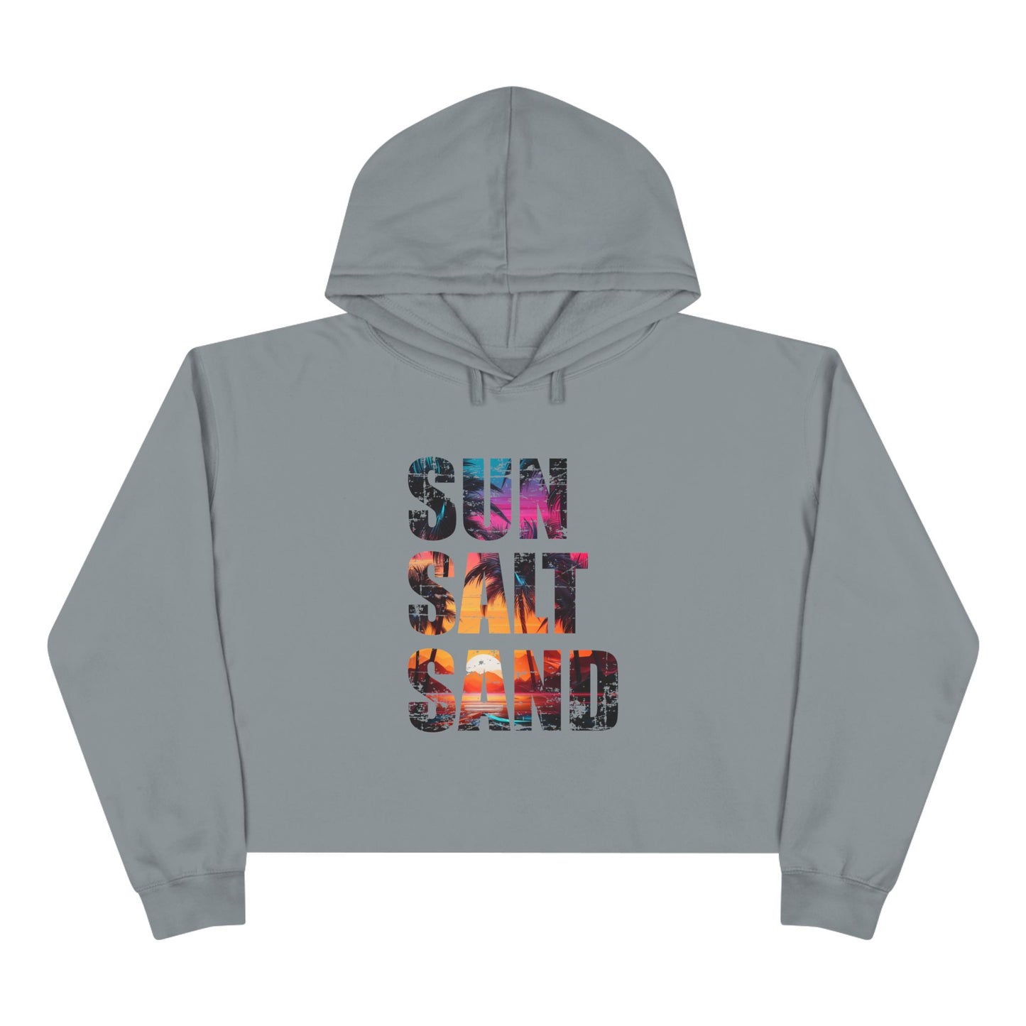 Sun Salt And Sand Crop Hoodie