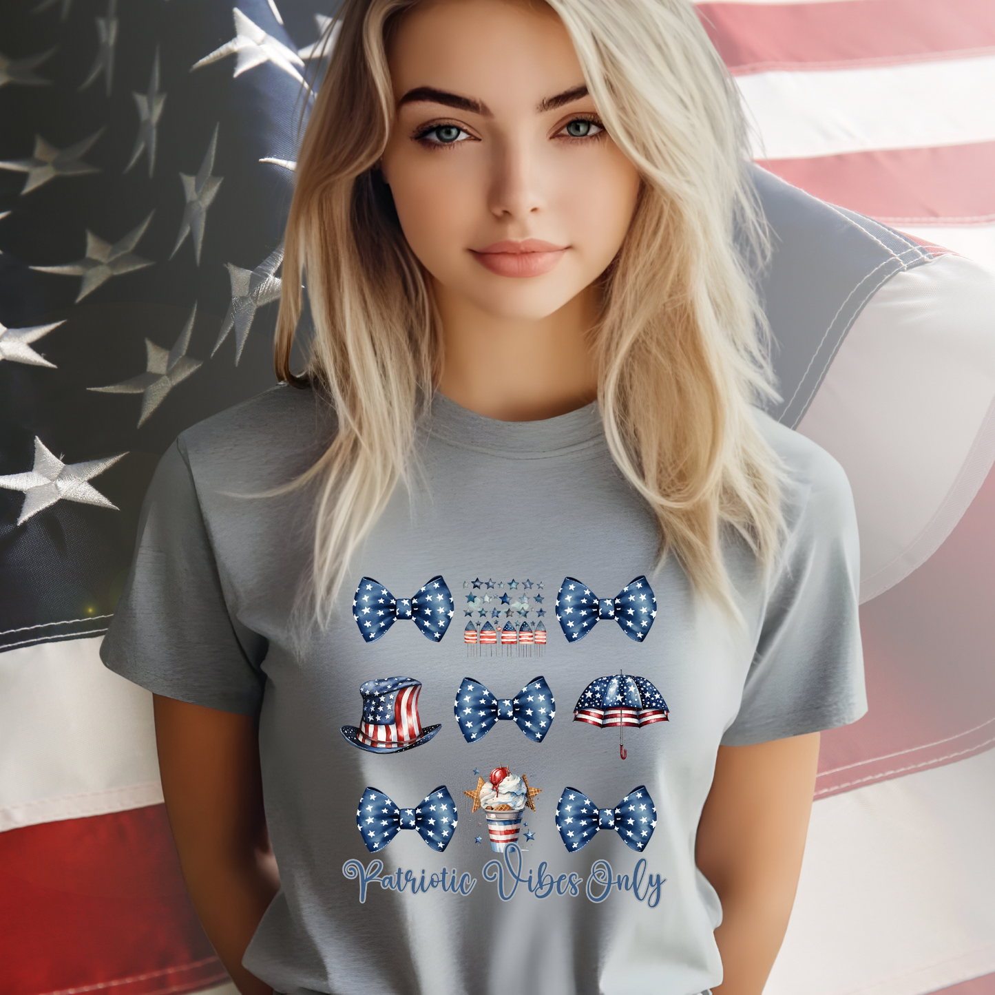 Patriotic Vibes Only T-Shirt