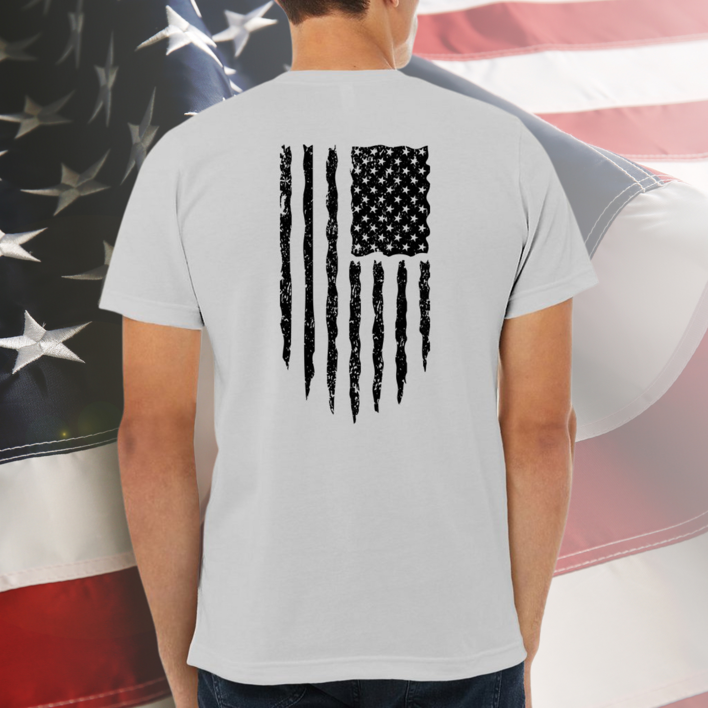 Distressed American Flag T-Shirt