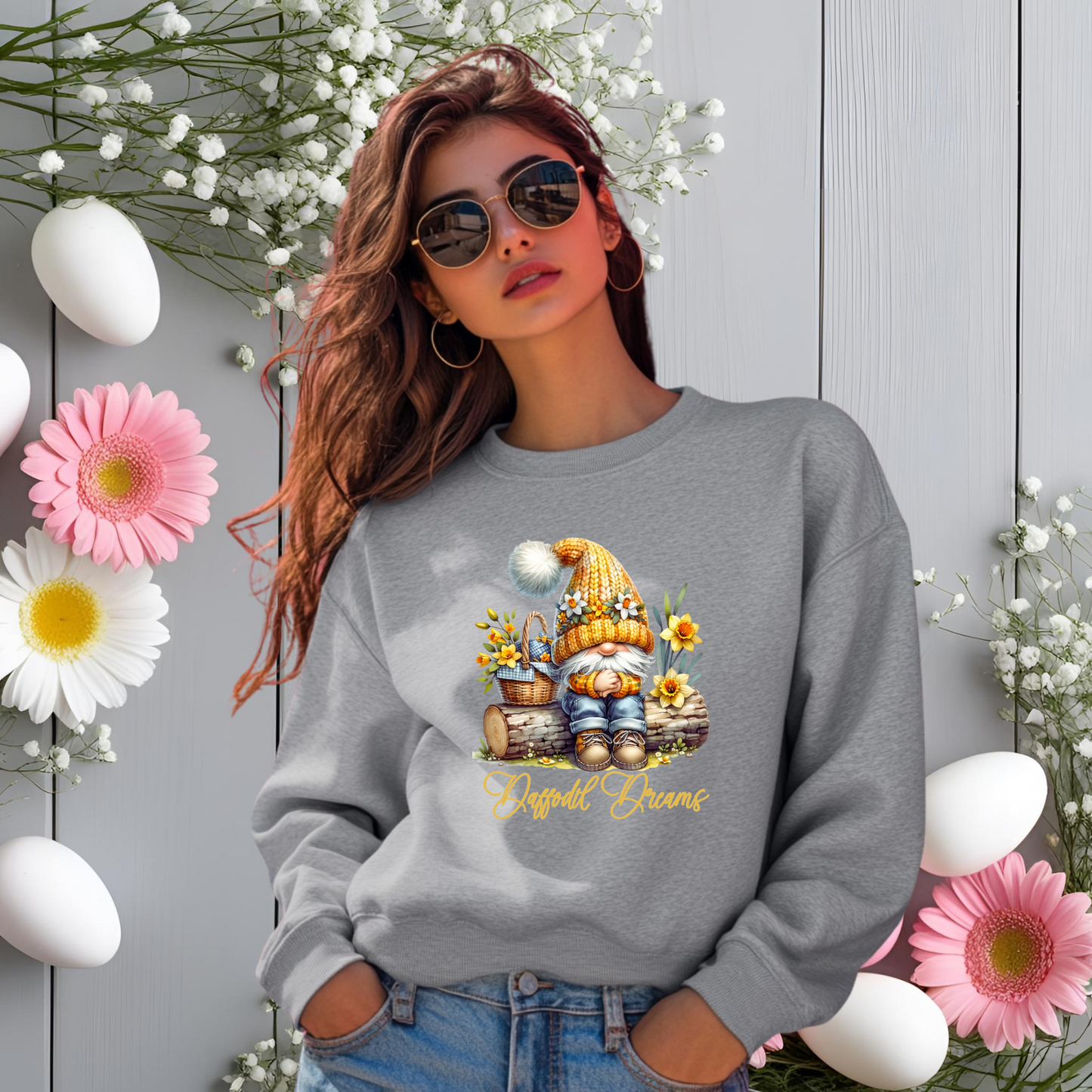 Daffodil Dreams Crewneck Sweatshirt
