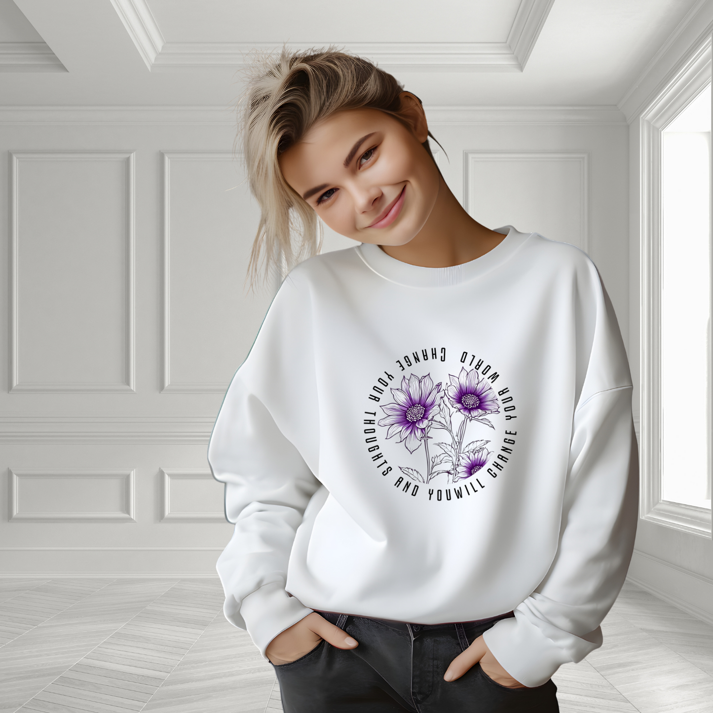 Change Your Thoughts Crewneck Sweatshirt