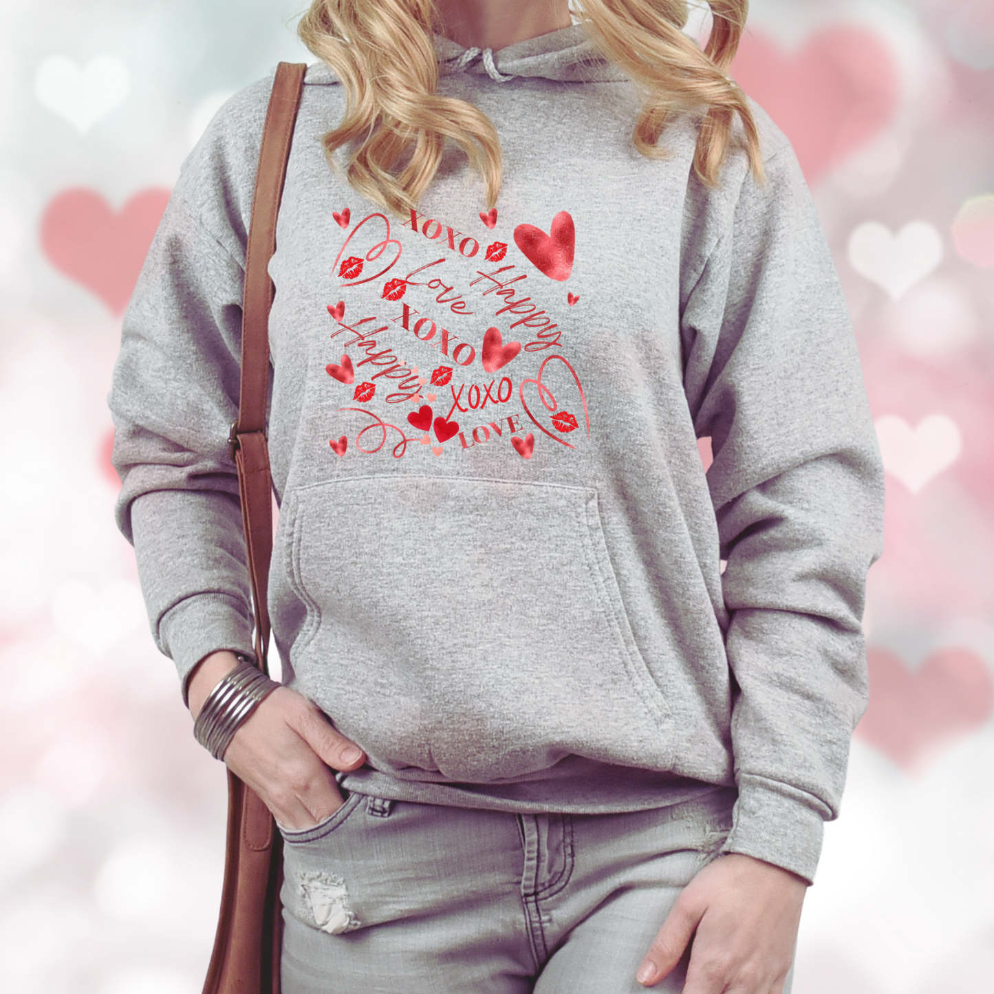 Valentine Graphic Pullover Hoodie