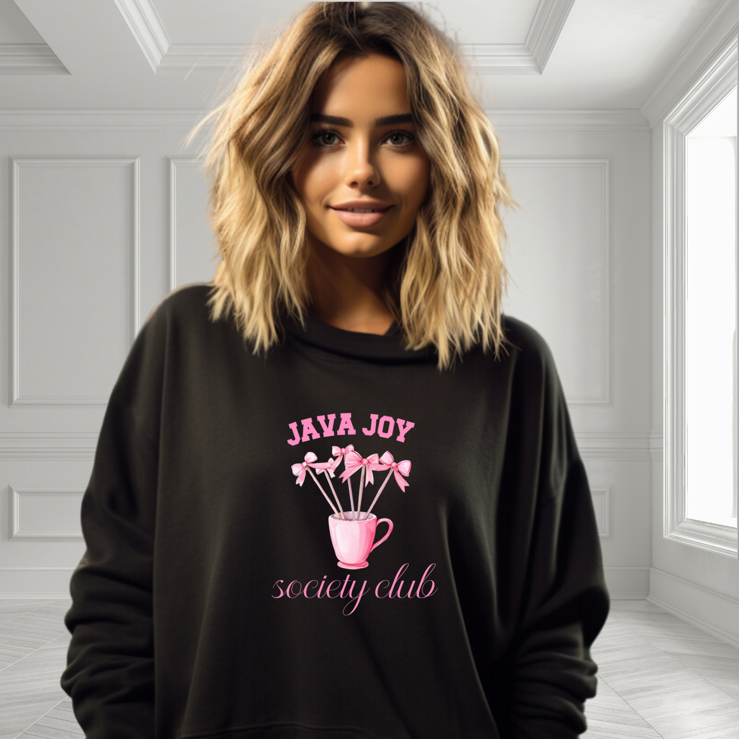 Java Joy Society Club Crewneck Sweatshirt