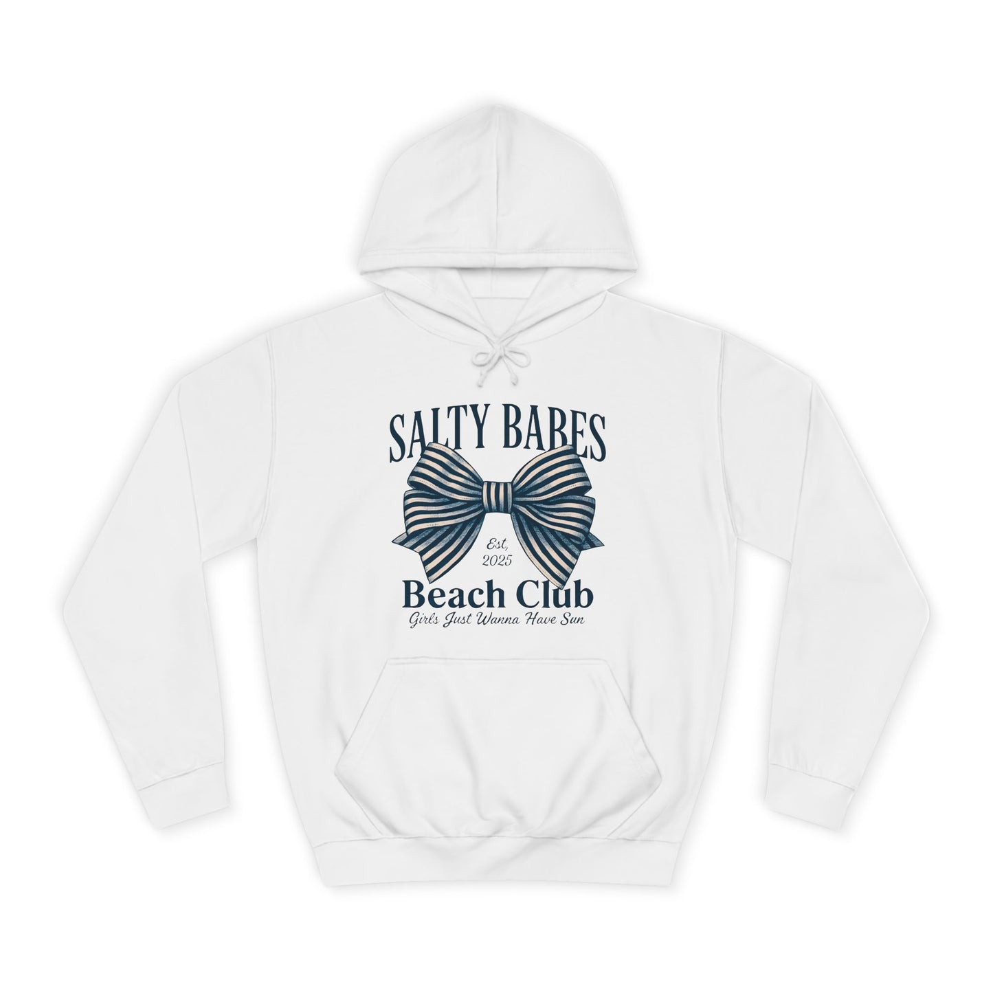 Salty Babes Beach Club Pullover Hoodie