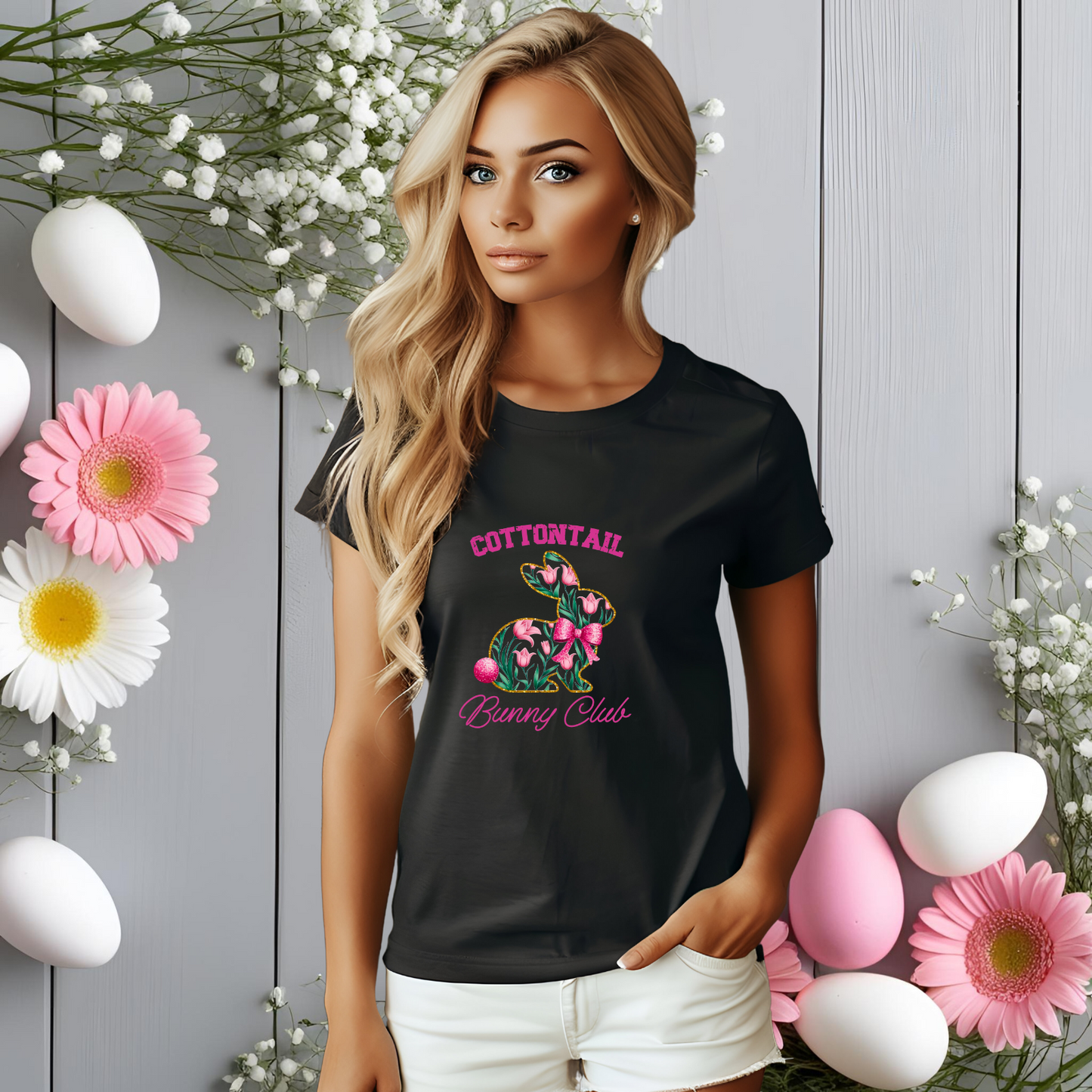 Cottontail Bunny Club T-Shirt