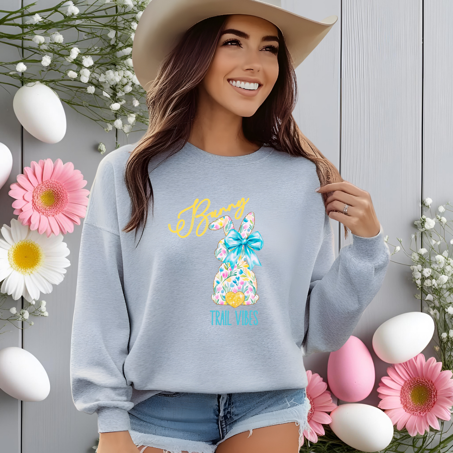 Bunny Trail Vibes Crewneck Sweatshirt