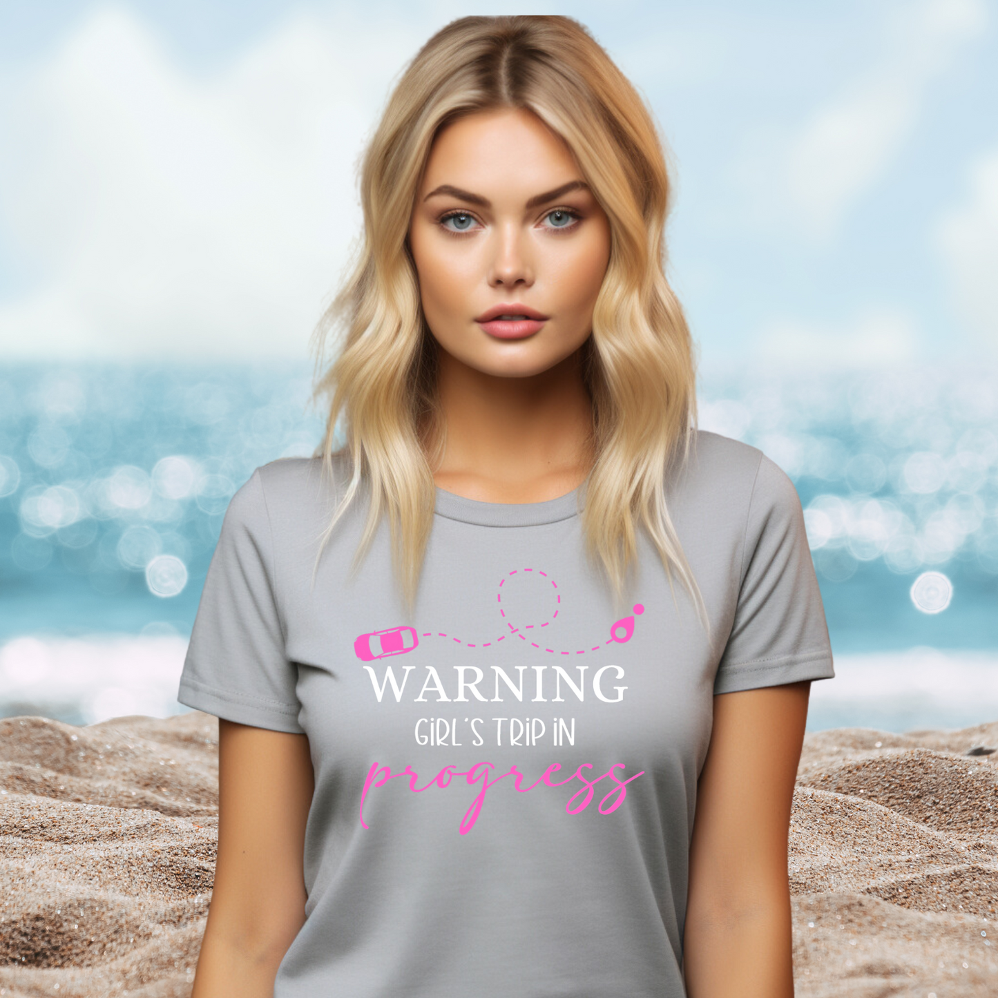 Warning Girls Trip in Progress T-Shirt