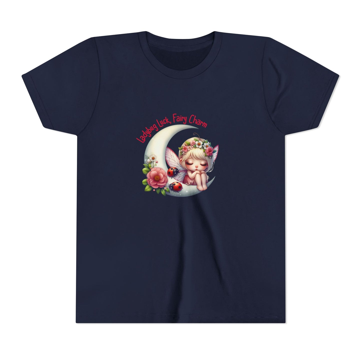 Ladybug Luck, Fairy Charm Kid's T-Shirt
