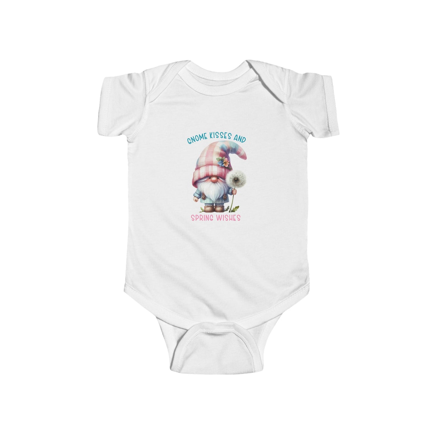 Gnome Kisses Infant Short Sleeve Onesie