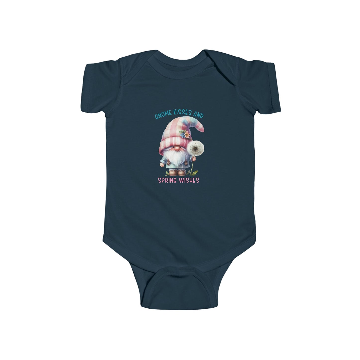 Gnome Kisses Infant Short Sleeve Onesie