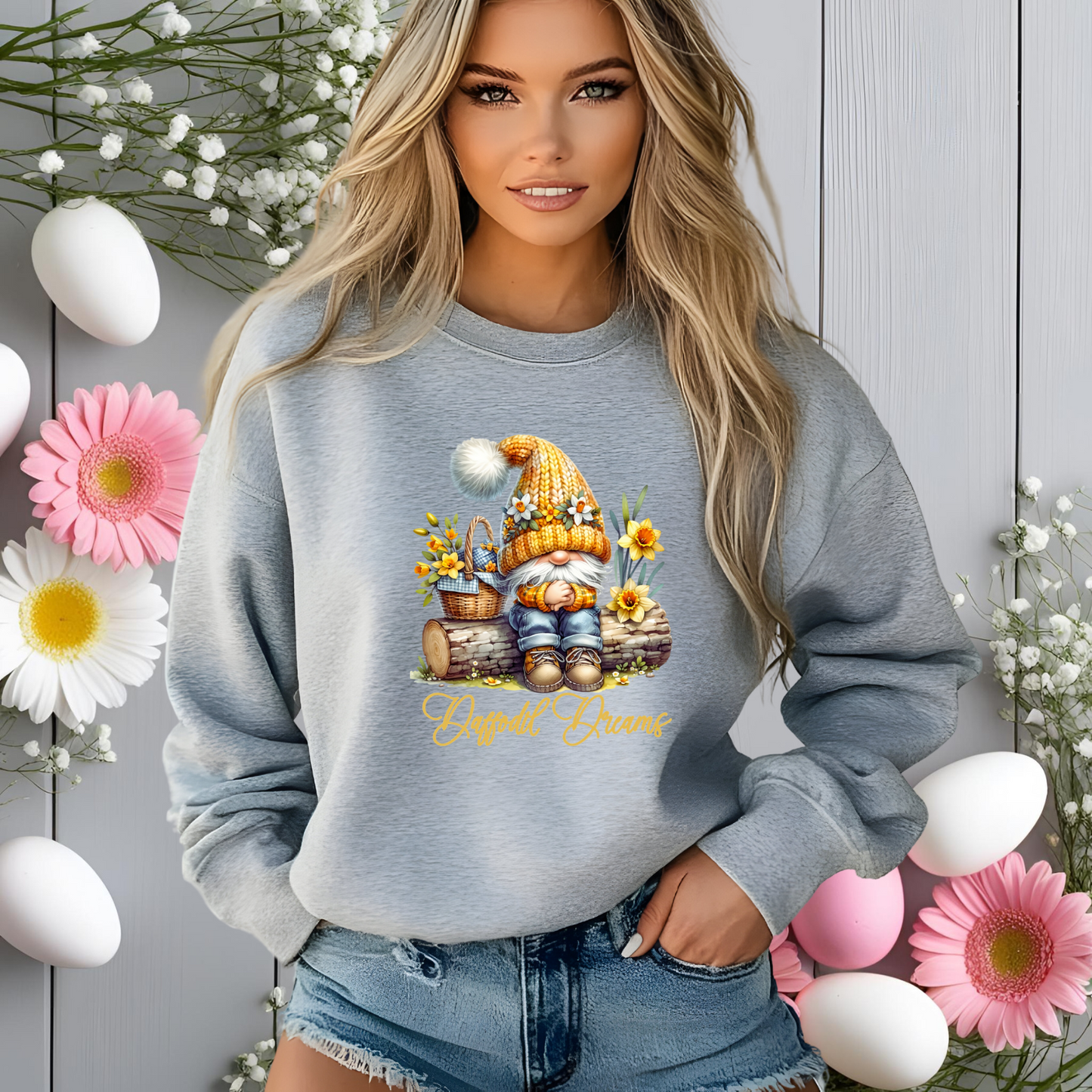 Daffodil Dreams Crewneck Sweatshirt