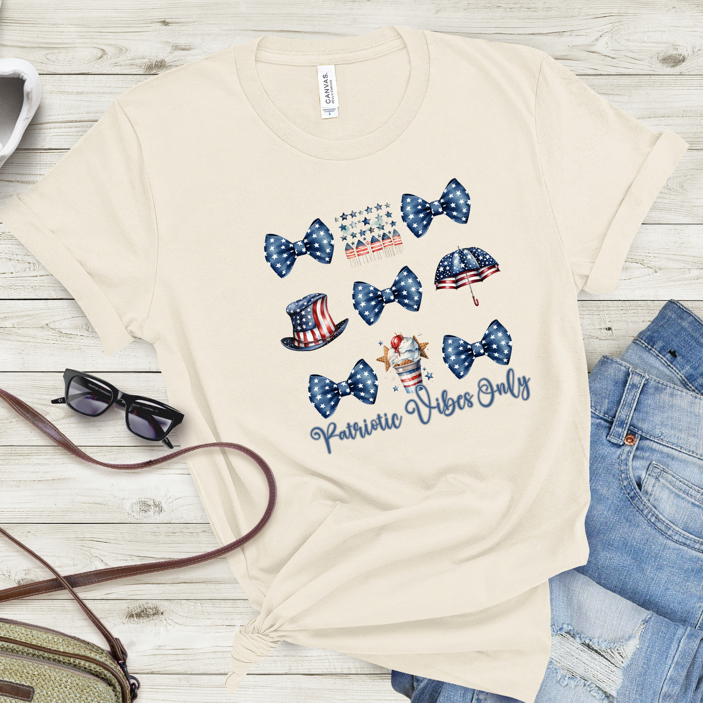 Patriotic Vibes Only T-Shirt