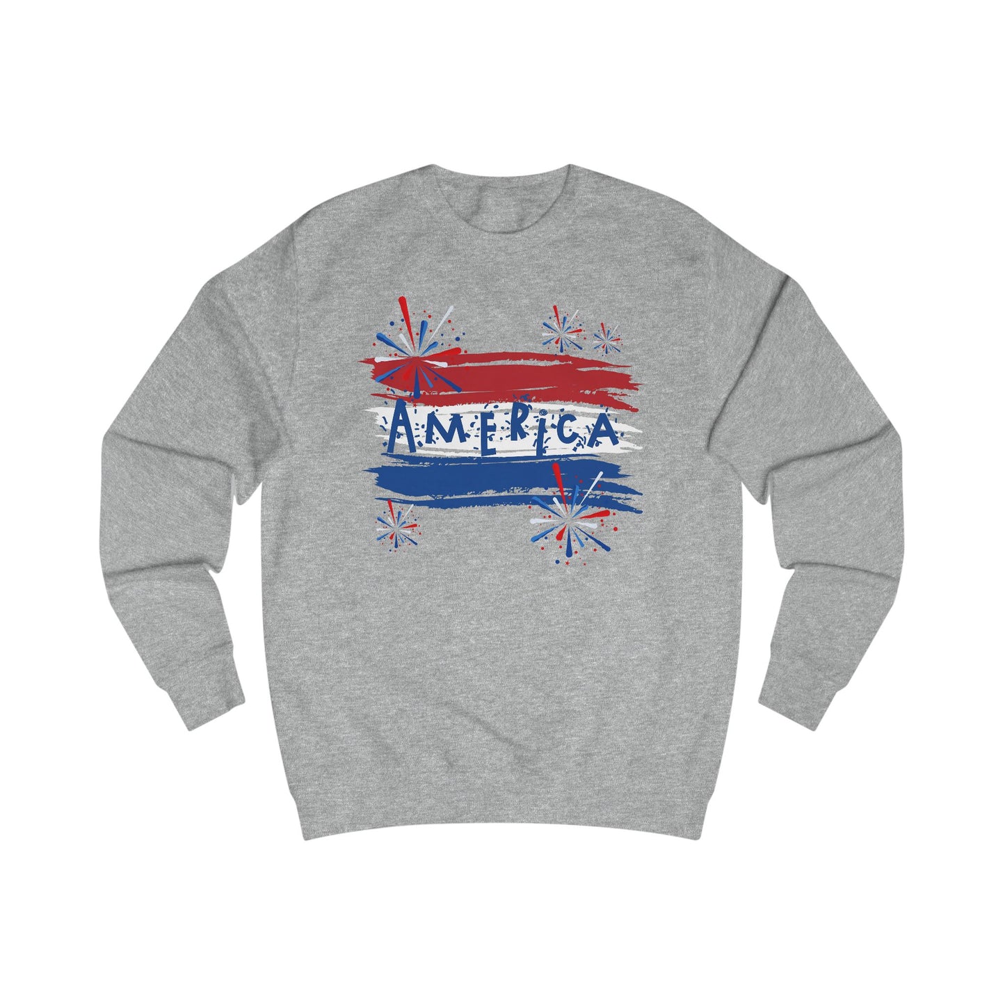 America Firework Burst Crewneck Sweatshirt