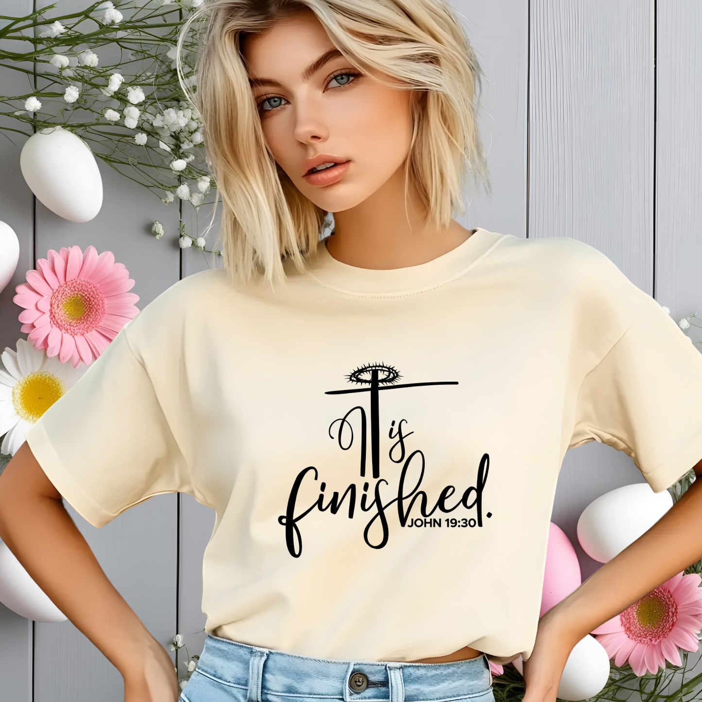 It Is Finished John 19:30 T-Shirt