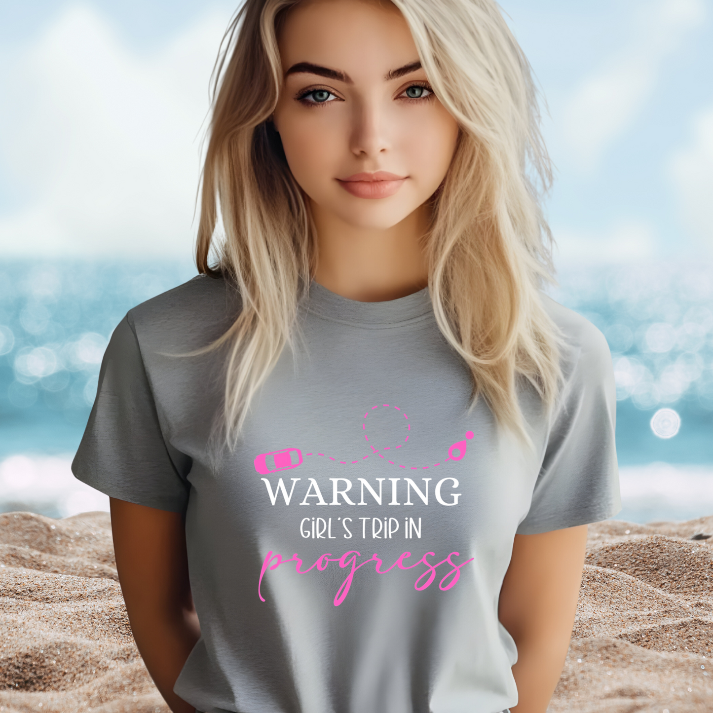 Warning Girls Trip in Progress T-Shirt