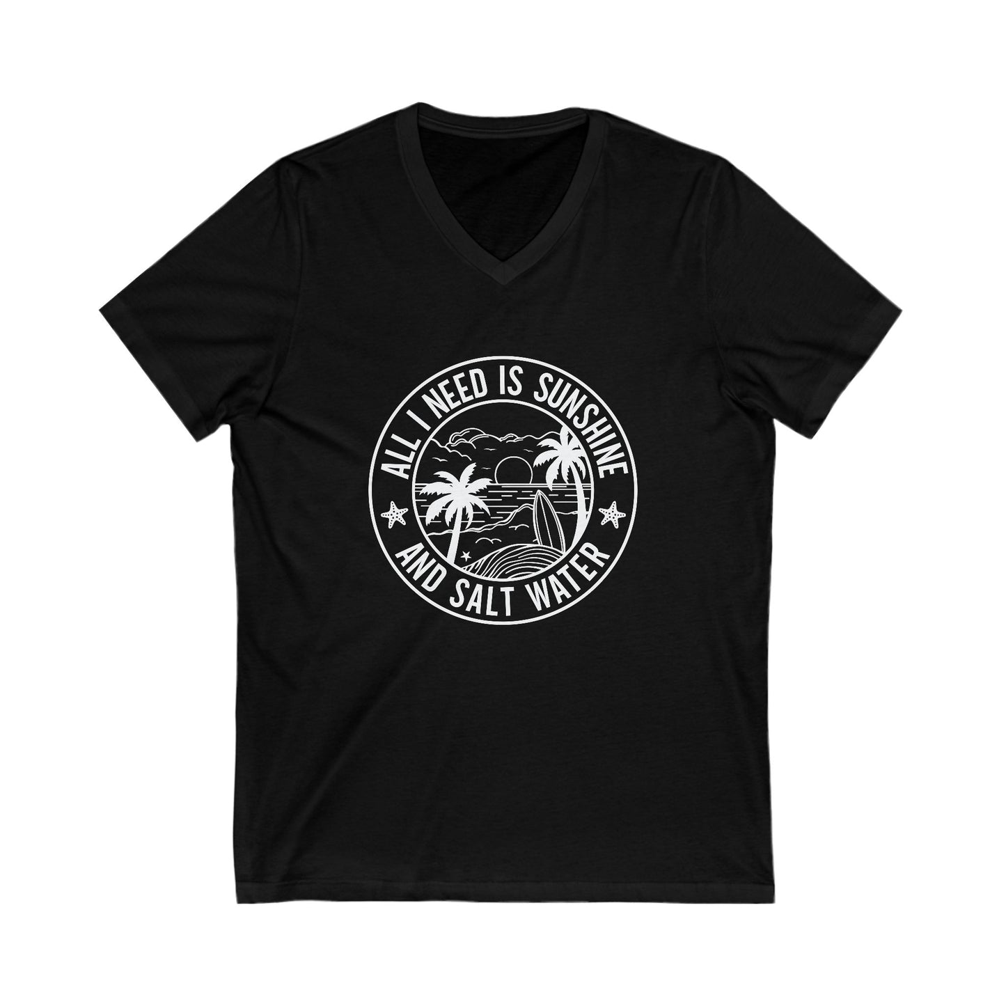 Sunshine and Saltwater V-Neck Tee