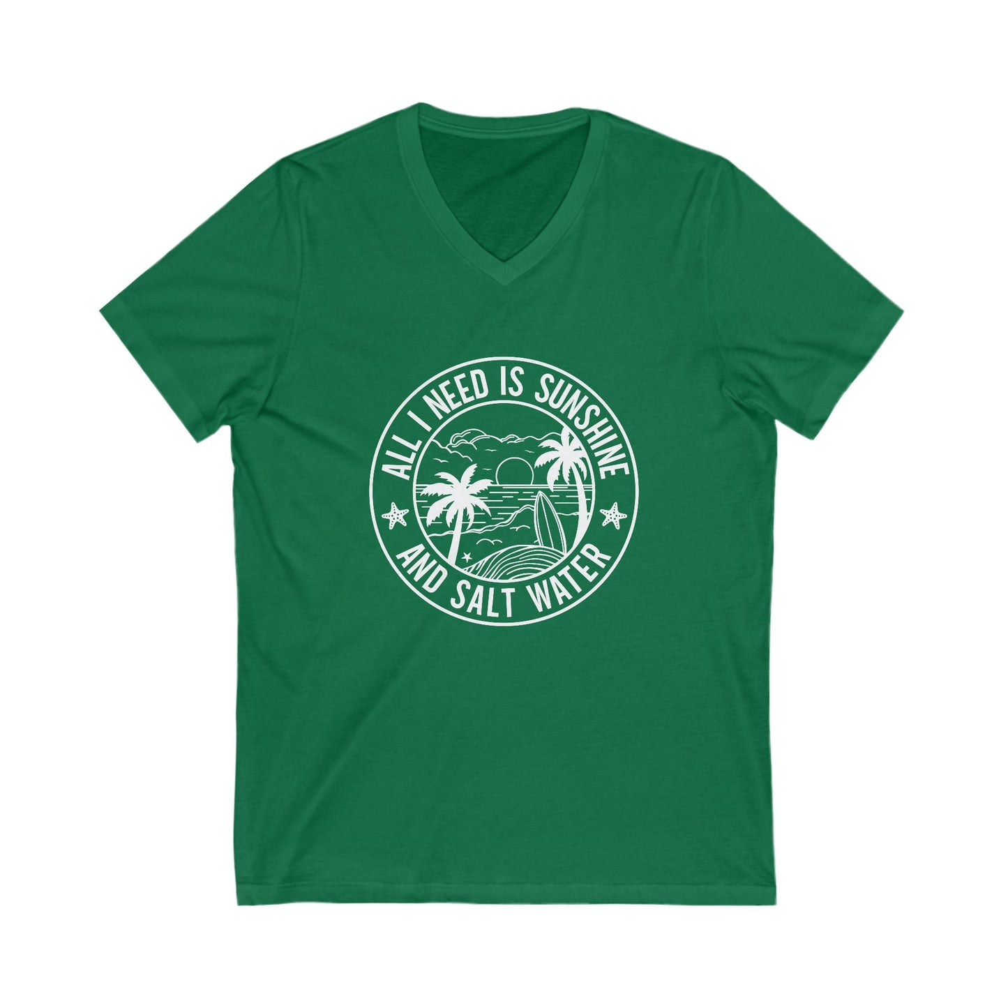 Sunshine and Saltwater V-Neck Tee