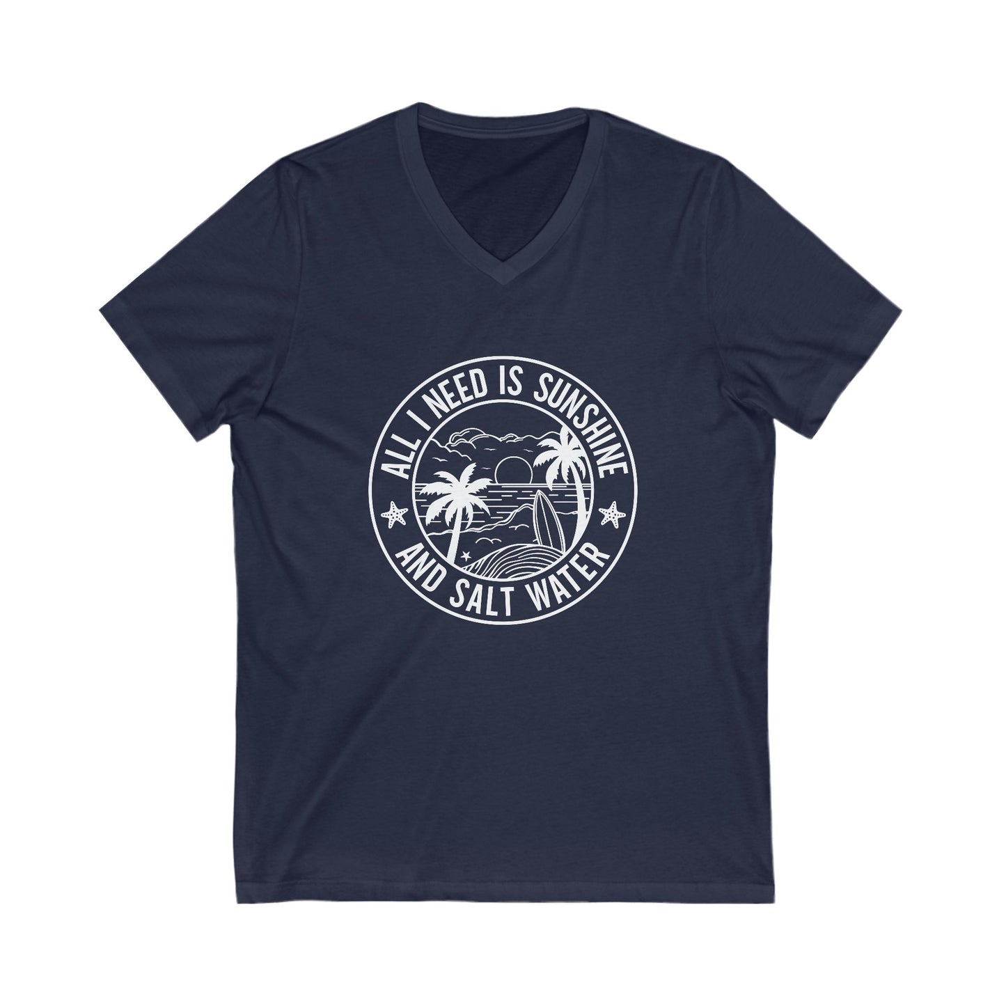 Sunshine and Saltwater V-Neck Tee
