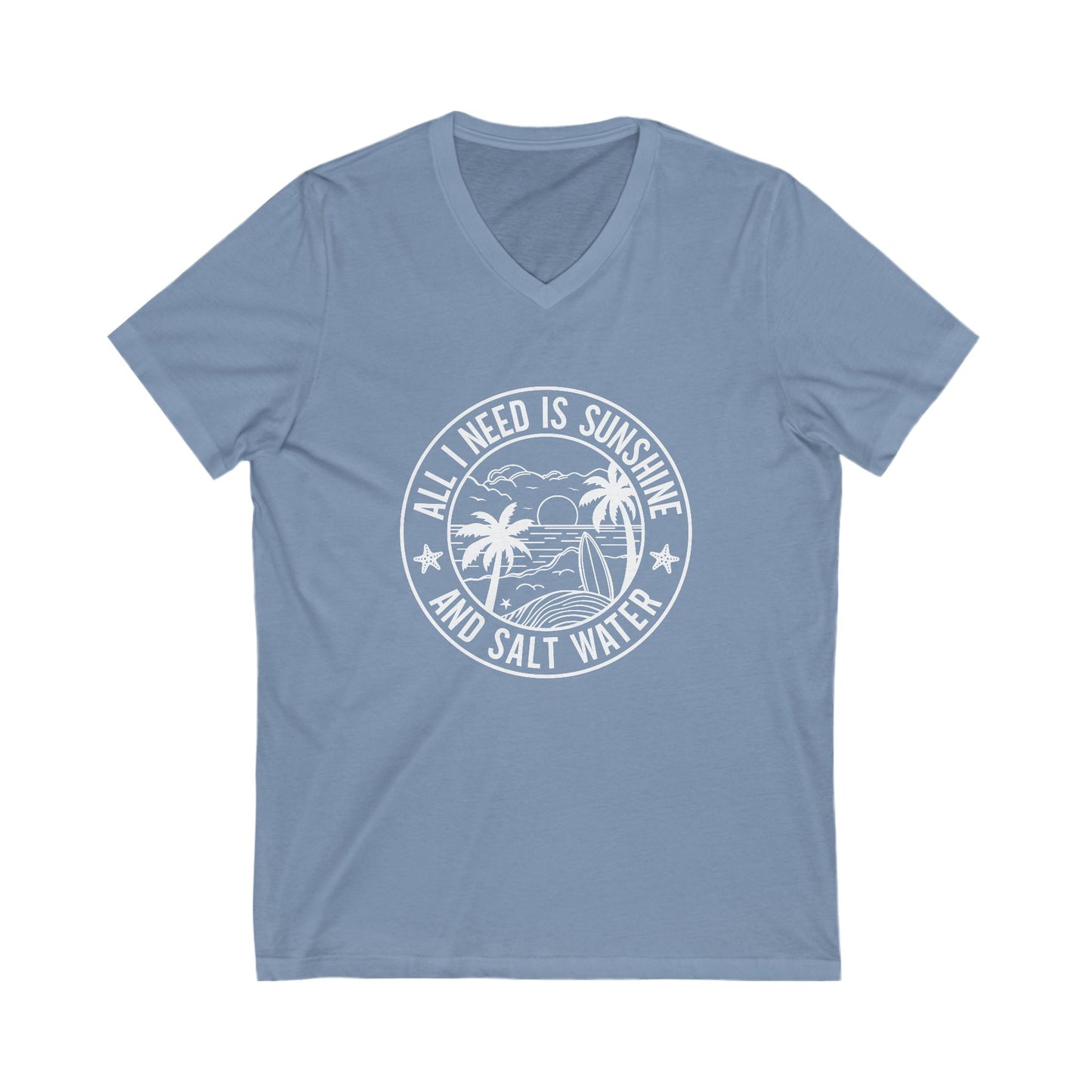 Sunshine and Saltwater V-Neck Tee