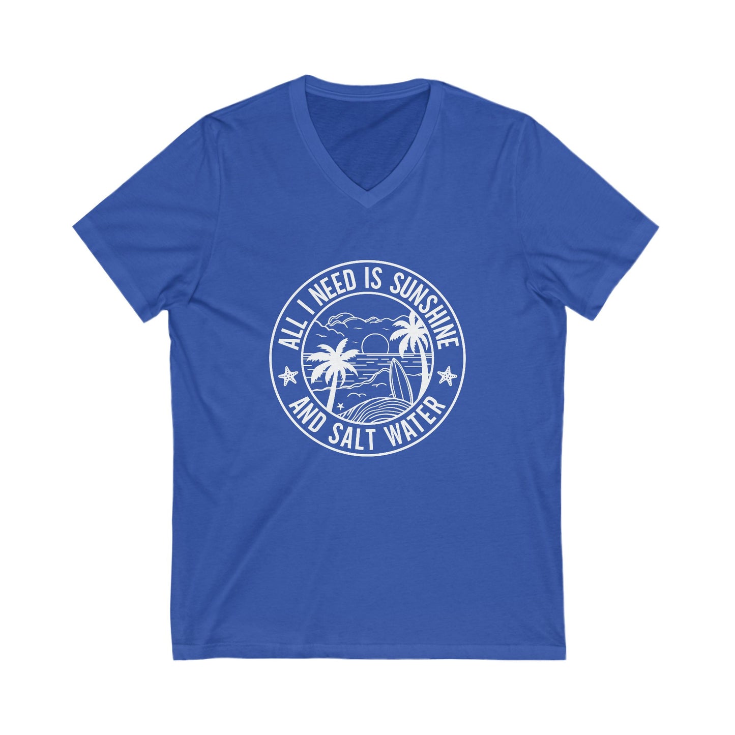Sunshine and Saltwater V-Neck Tee