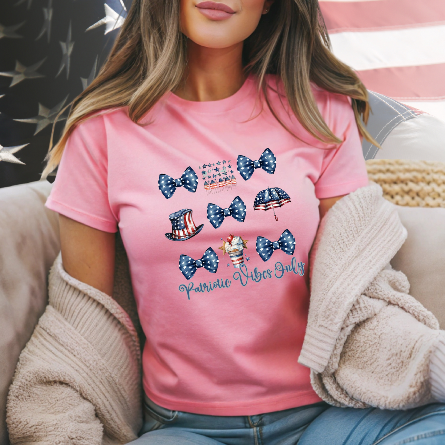 Patriotic Vibes Only T-Shirt