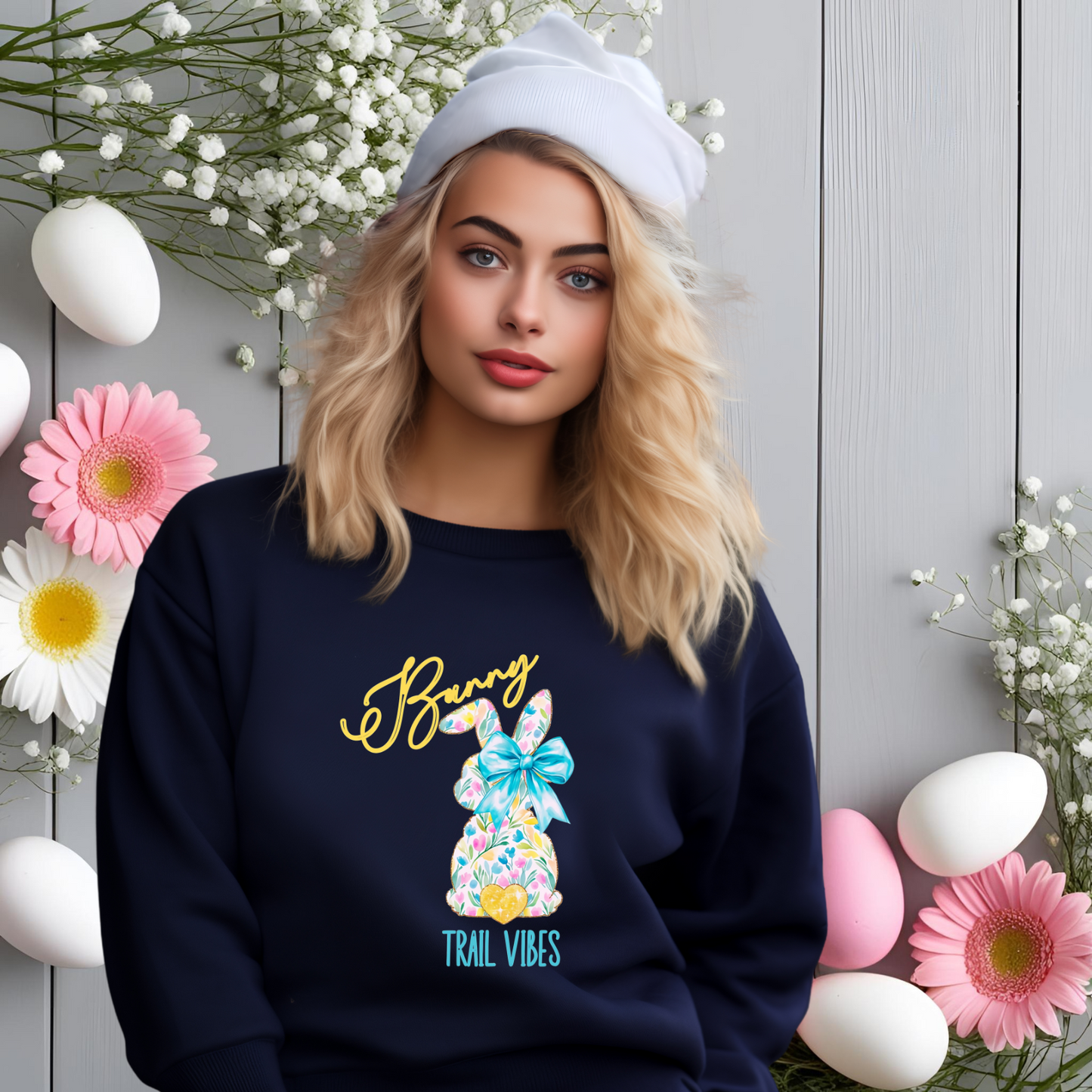 Bunny Trail Vibes Crewneck Sweatshirt