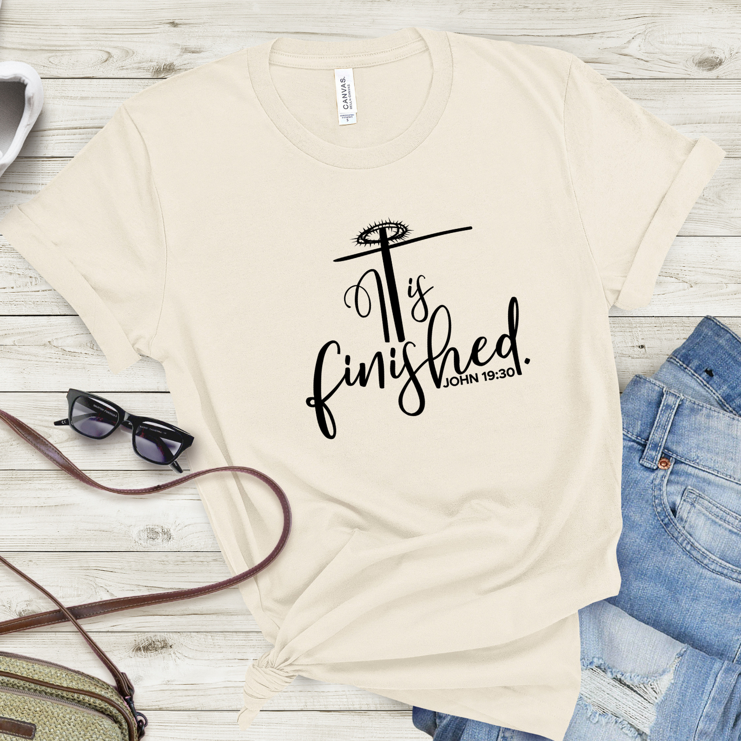 It Is Finished John 19:30 T-Shirt