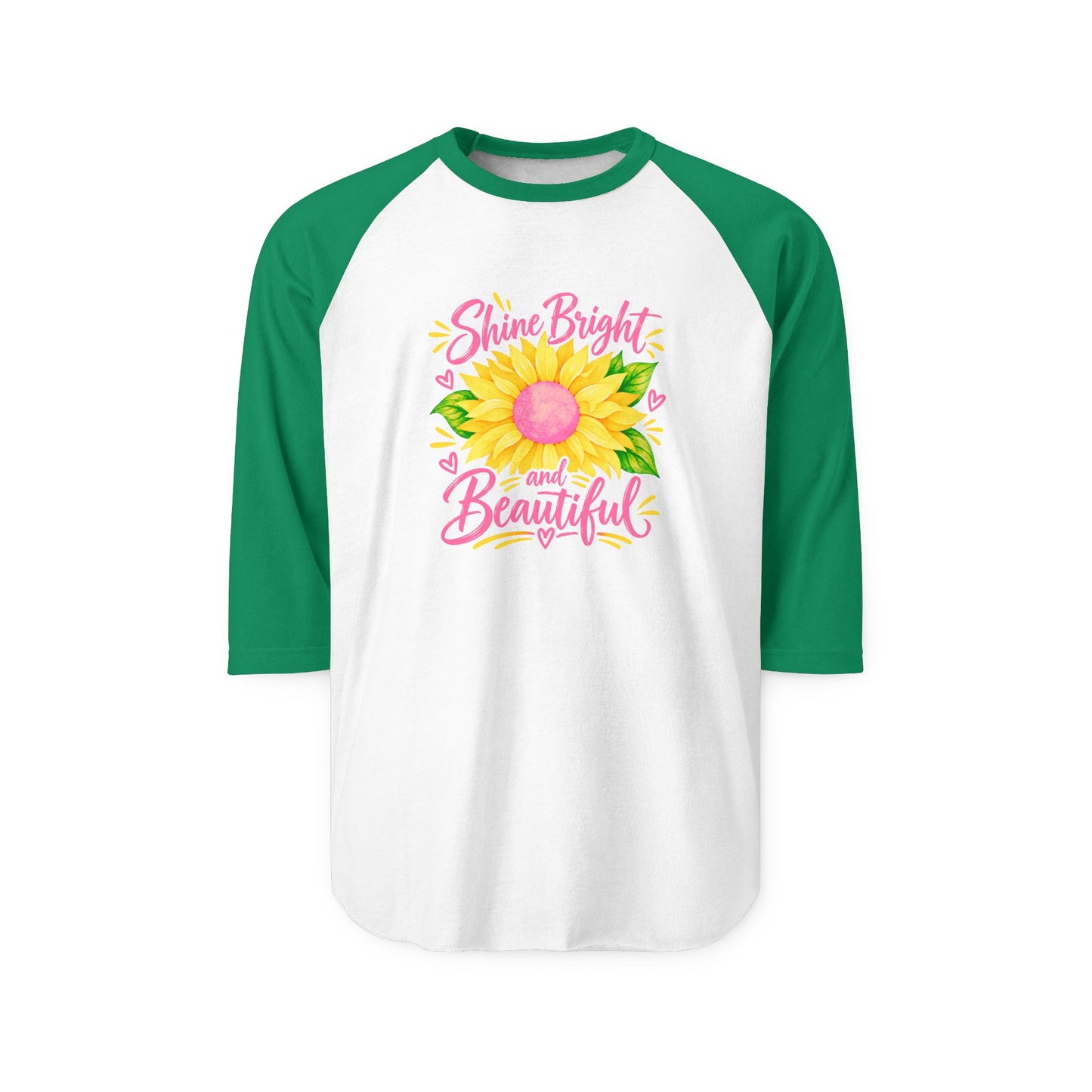 Shine Bright And Beautiful Baseball Tee