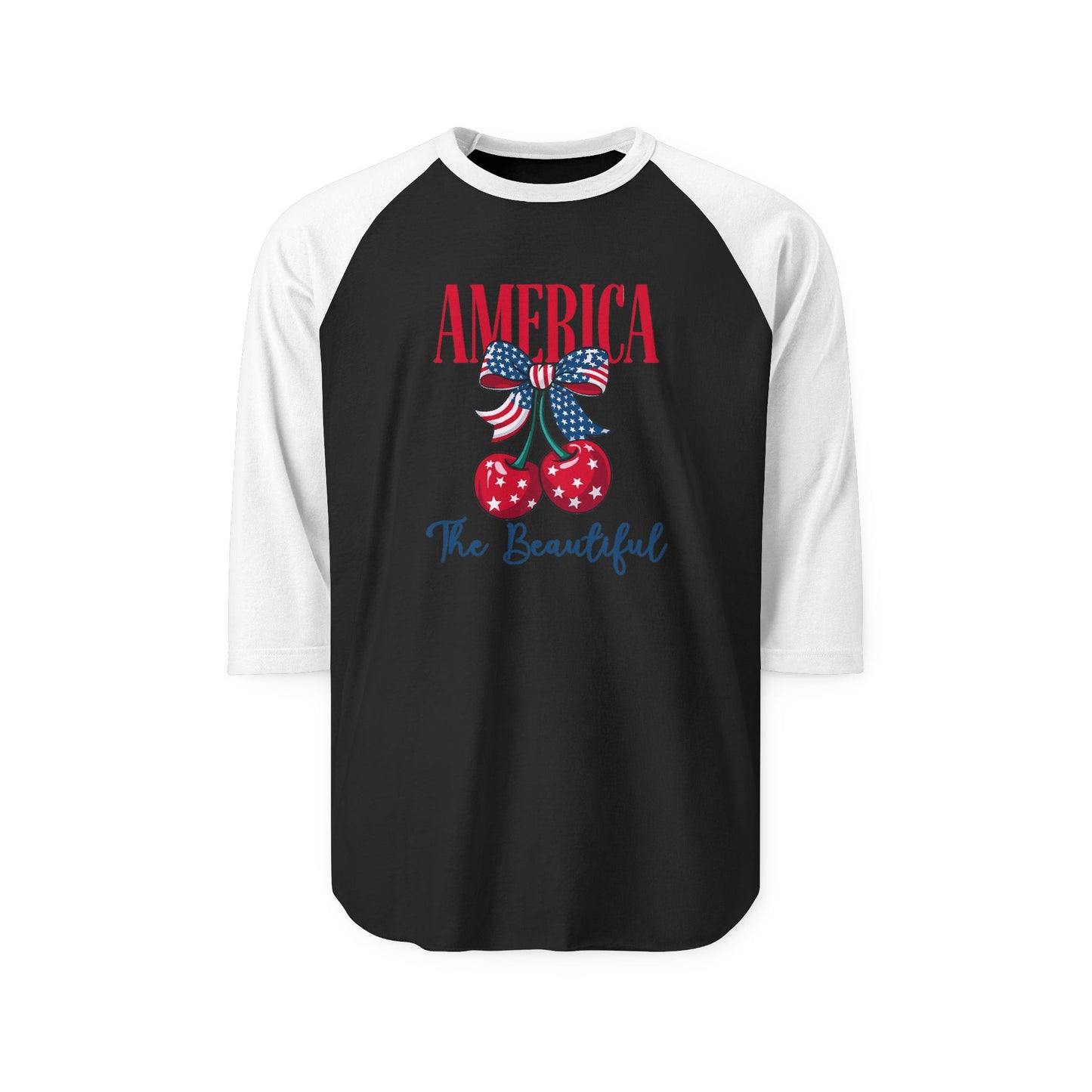 America The Beautiful Baseball Tee