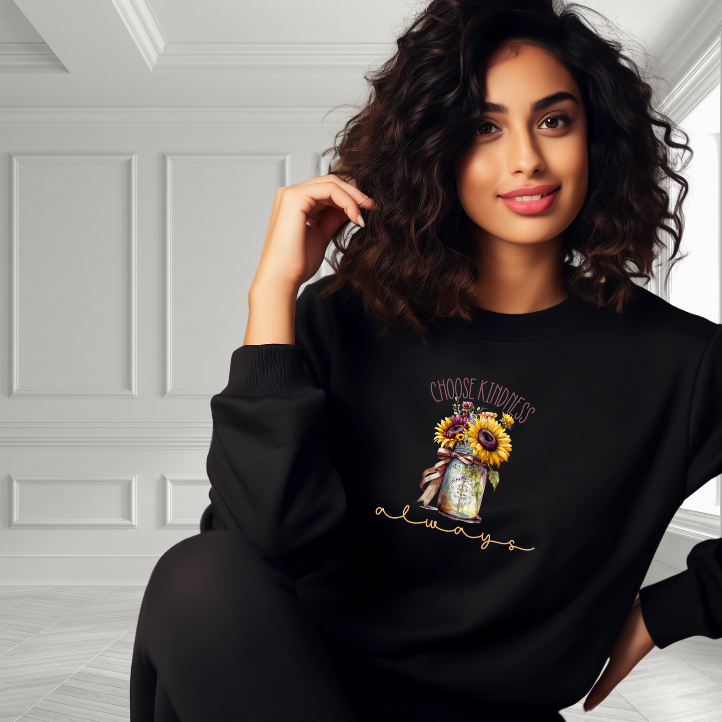 Choose Kindness Always Crewneck Sweatshirt