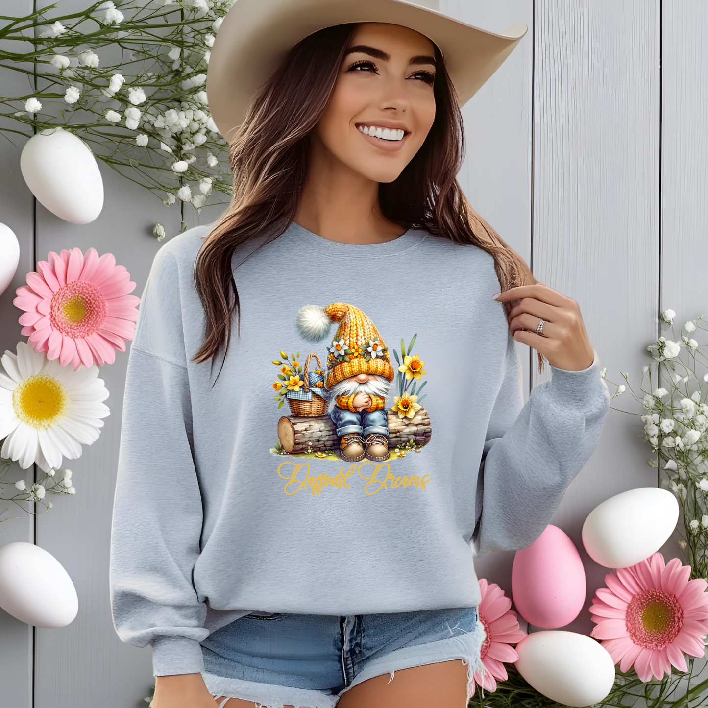 Daffodil Dreams Crewneck Sweatshirt