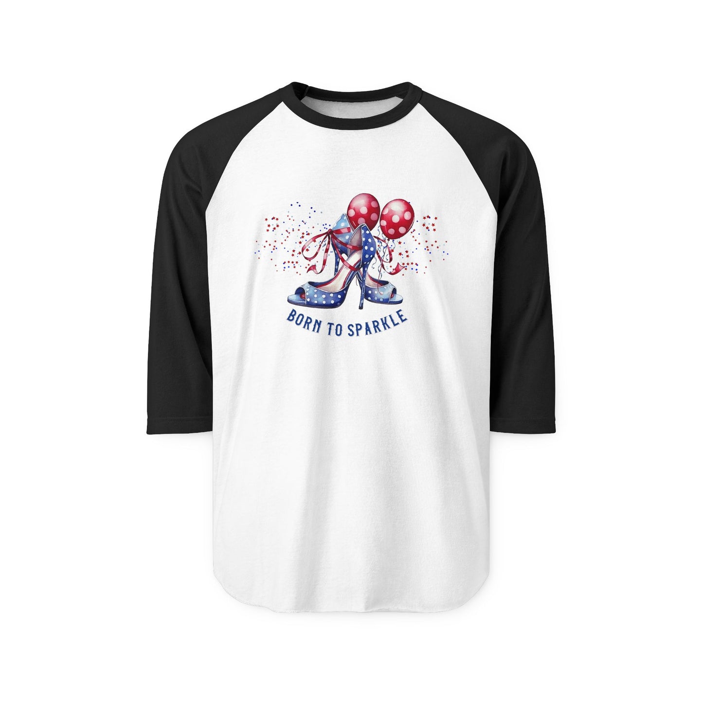 Born To Sparkle Baseball Tee