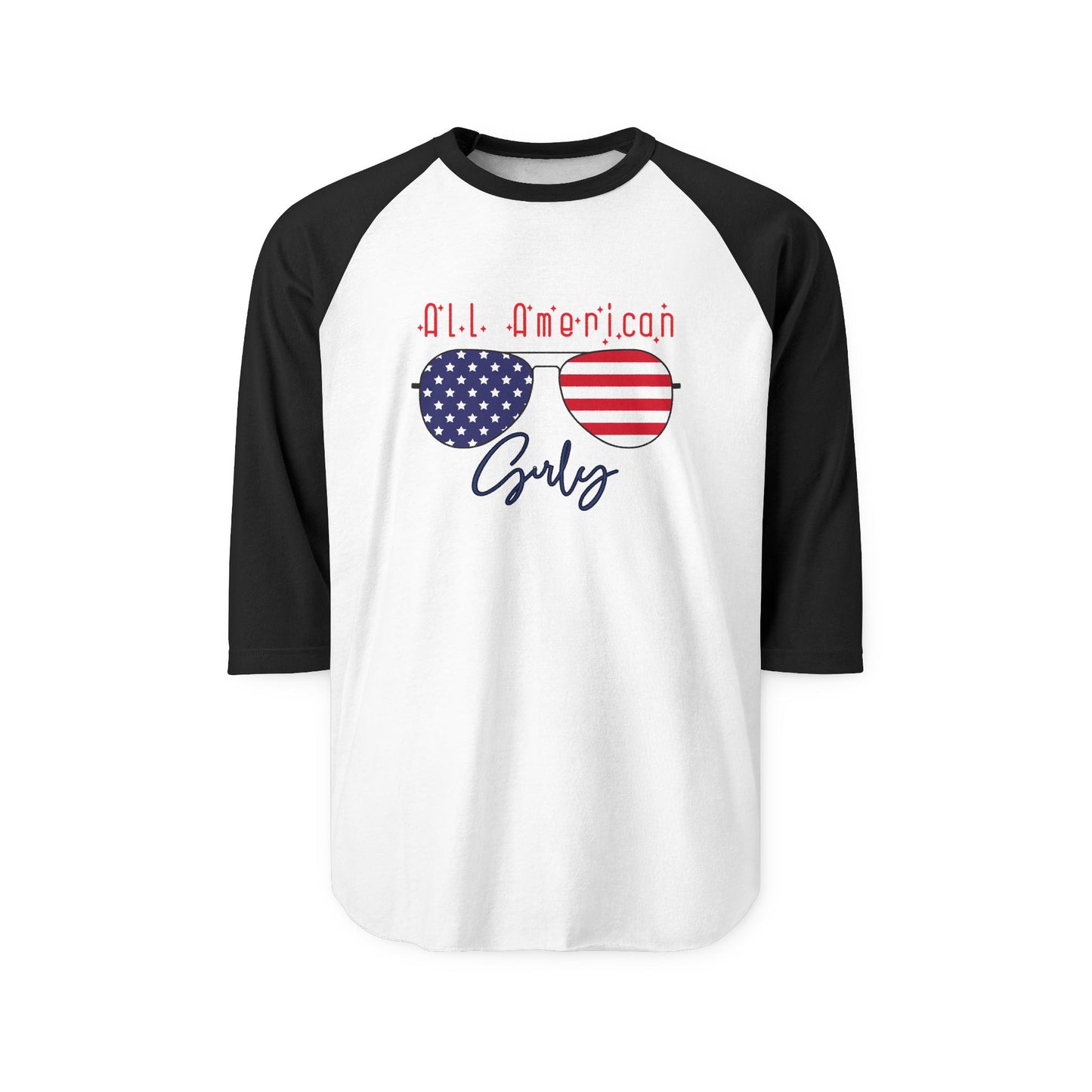 All American Girly Baseball Tee