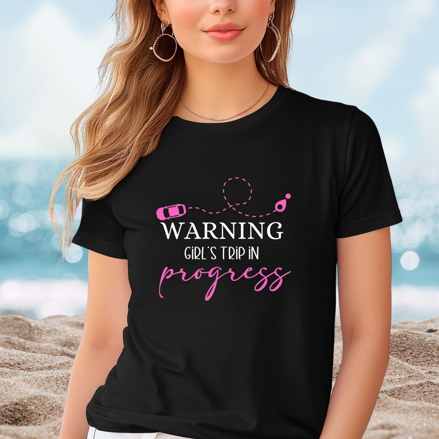 Warning Girls Trip in Progress T-Shirt