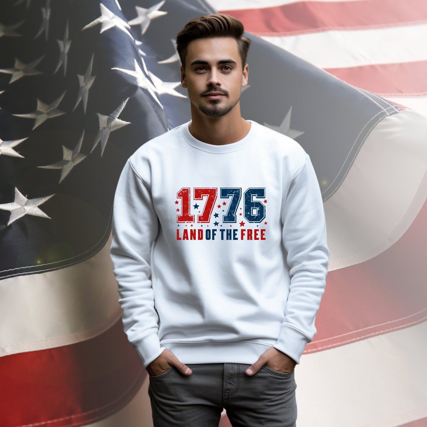 Land of the Free Crewneck Sweatshirt