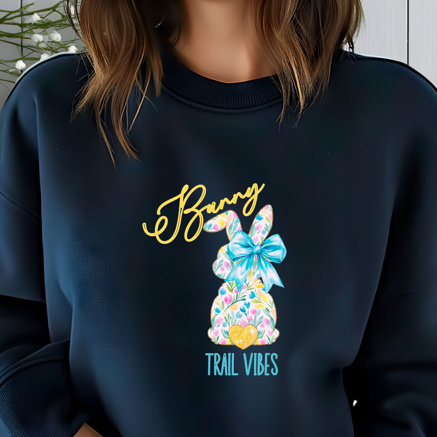 Bunny Trail Vibes Crewneck Sweatshirt