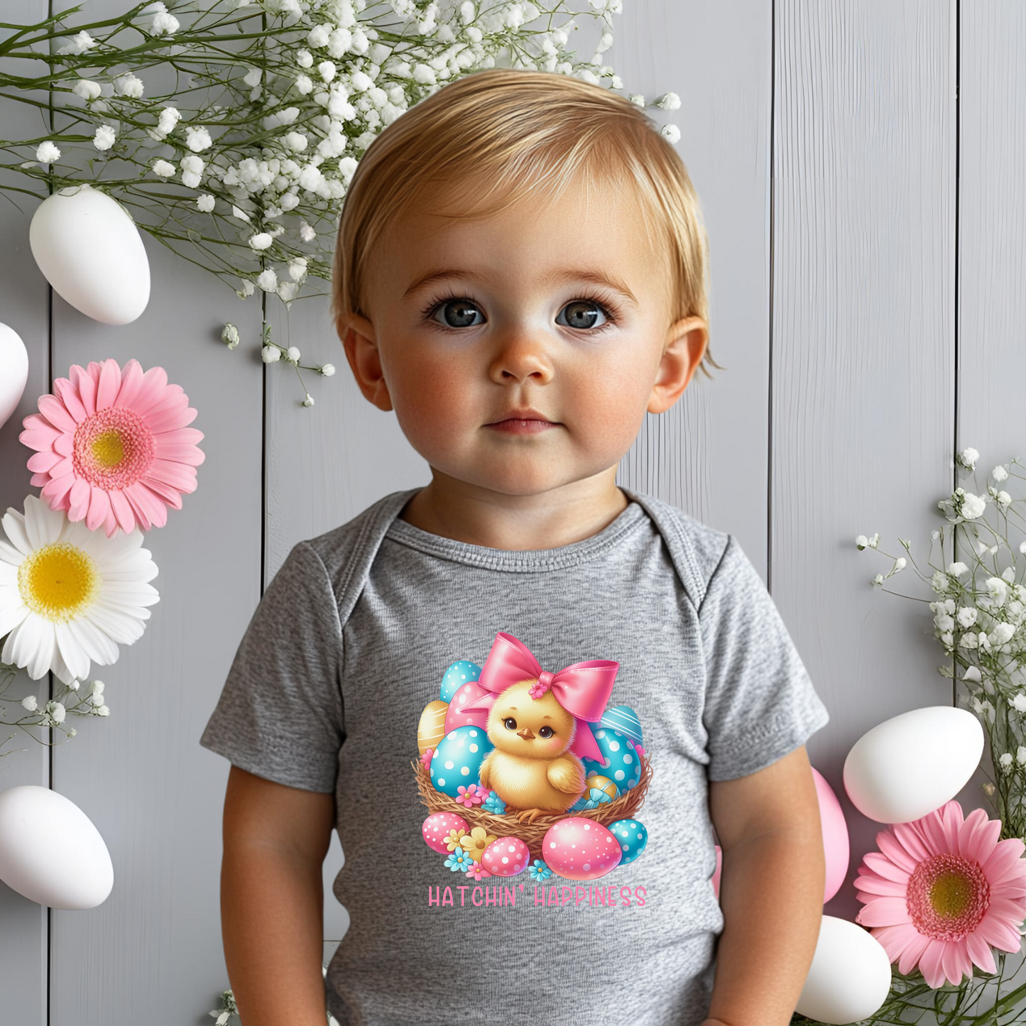 Hatchin’ Happiness Infant Short Sleeve Onesie