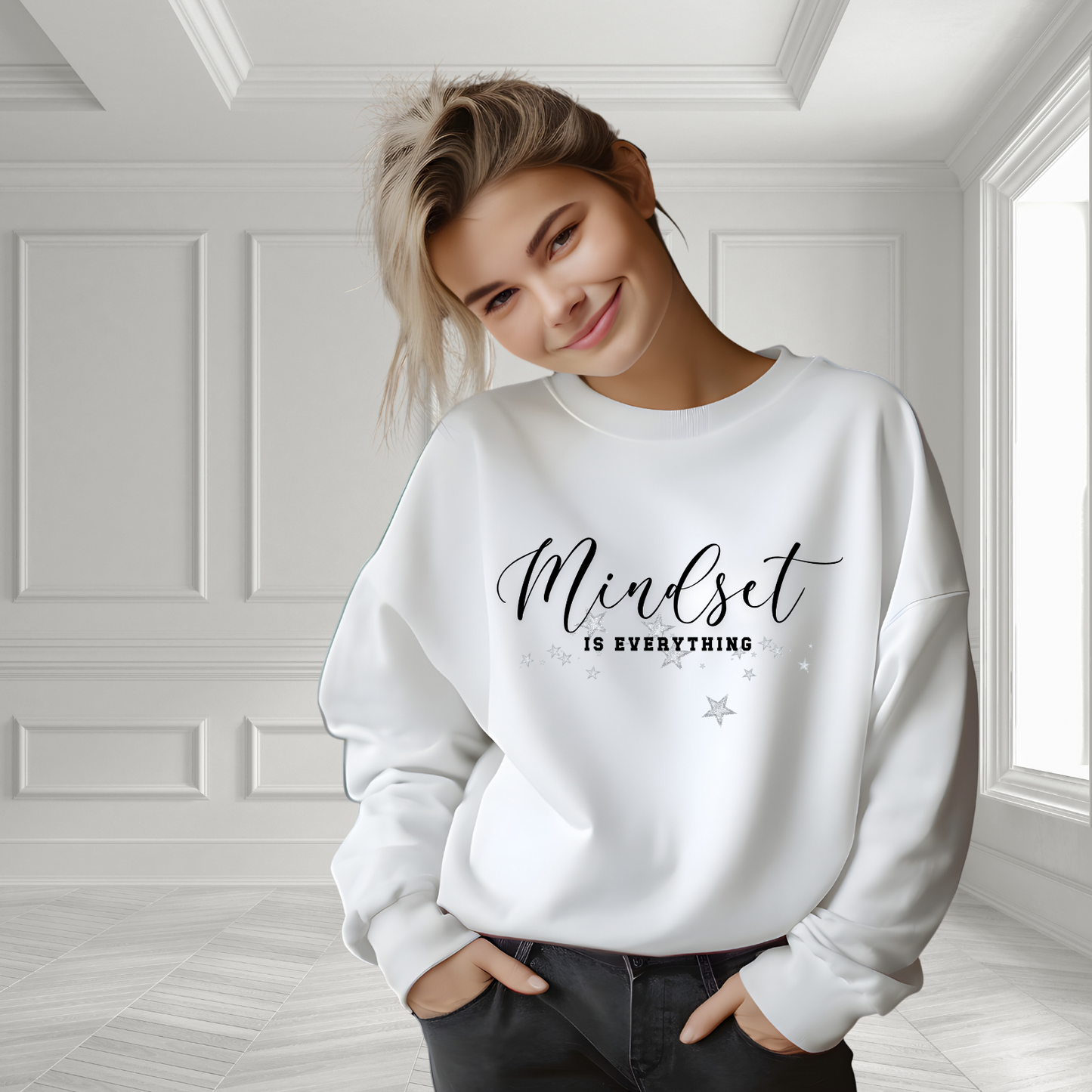 Mindset Is Everything Crewneck Sweatshirt