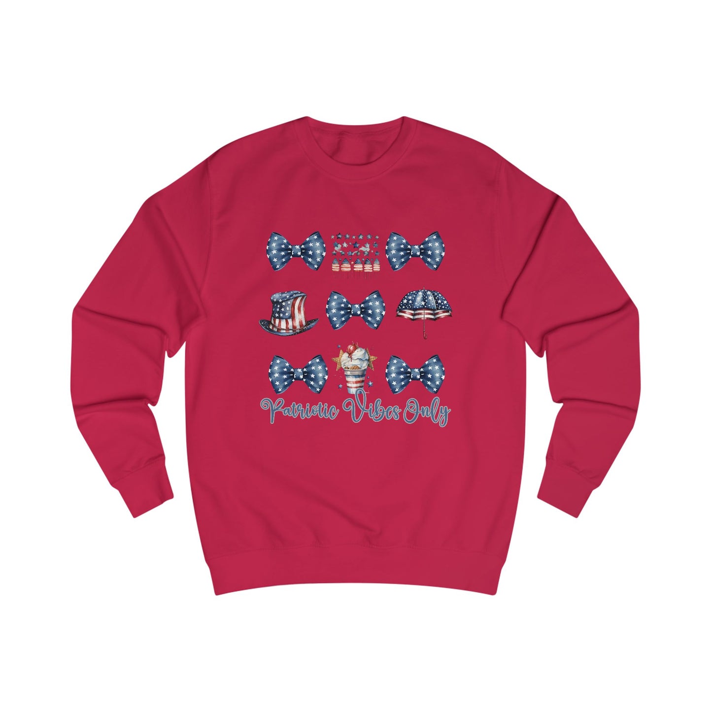 Patriotic Vibes Only Crewneck Sweatshirt
