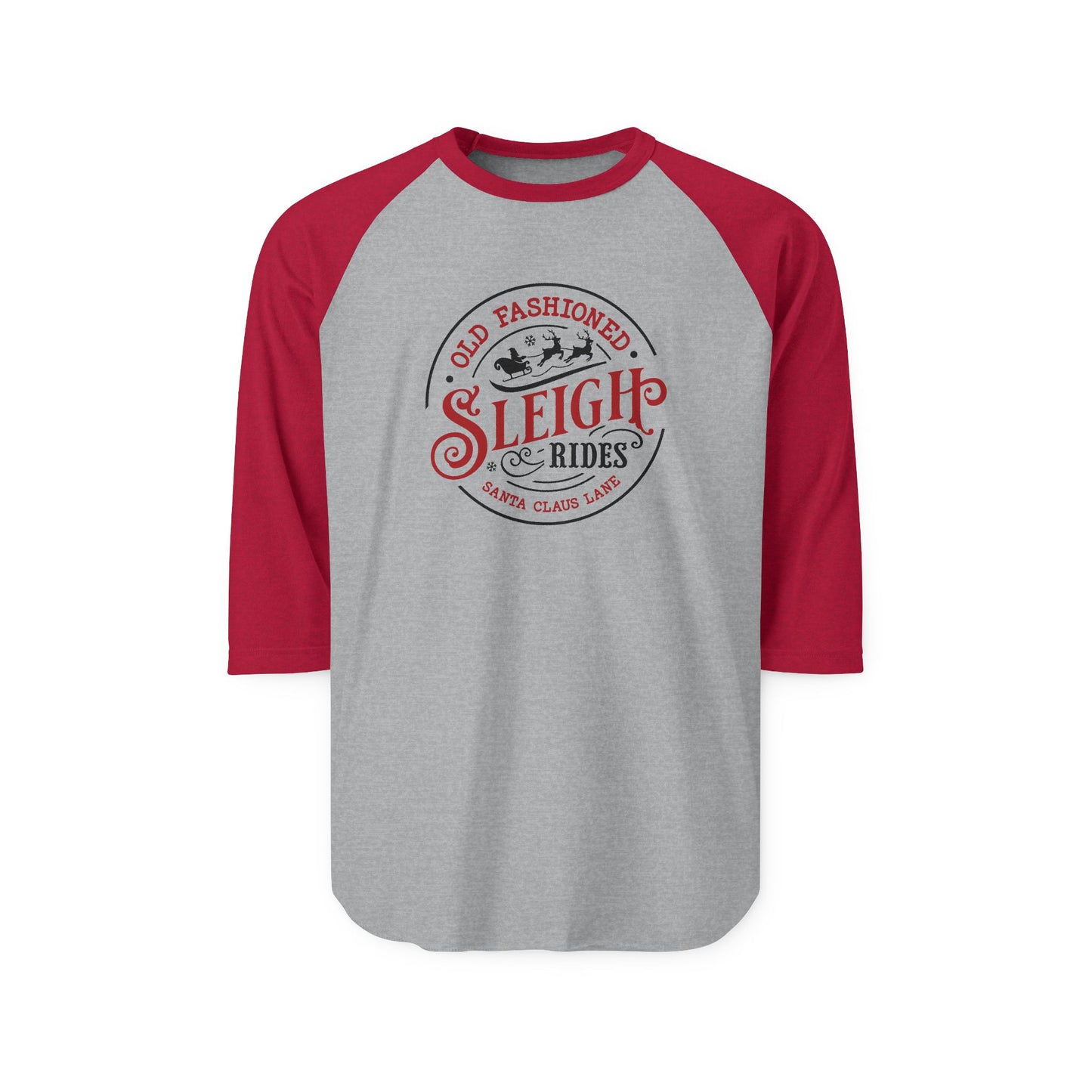 Old Fashioned Sleigh Rides Baseball Tee