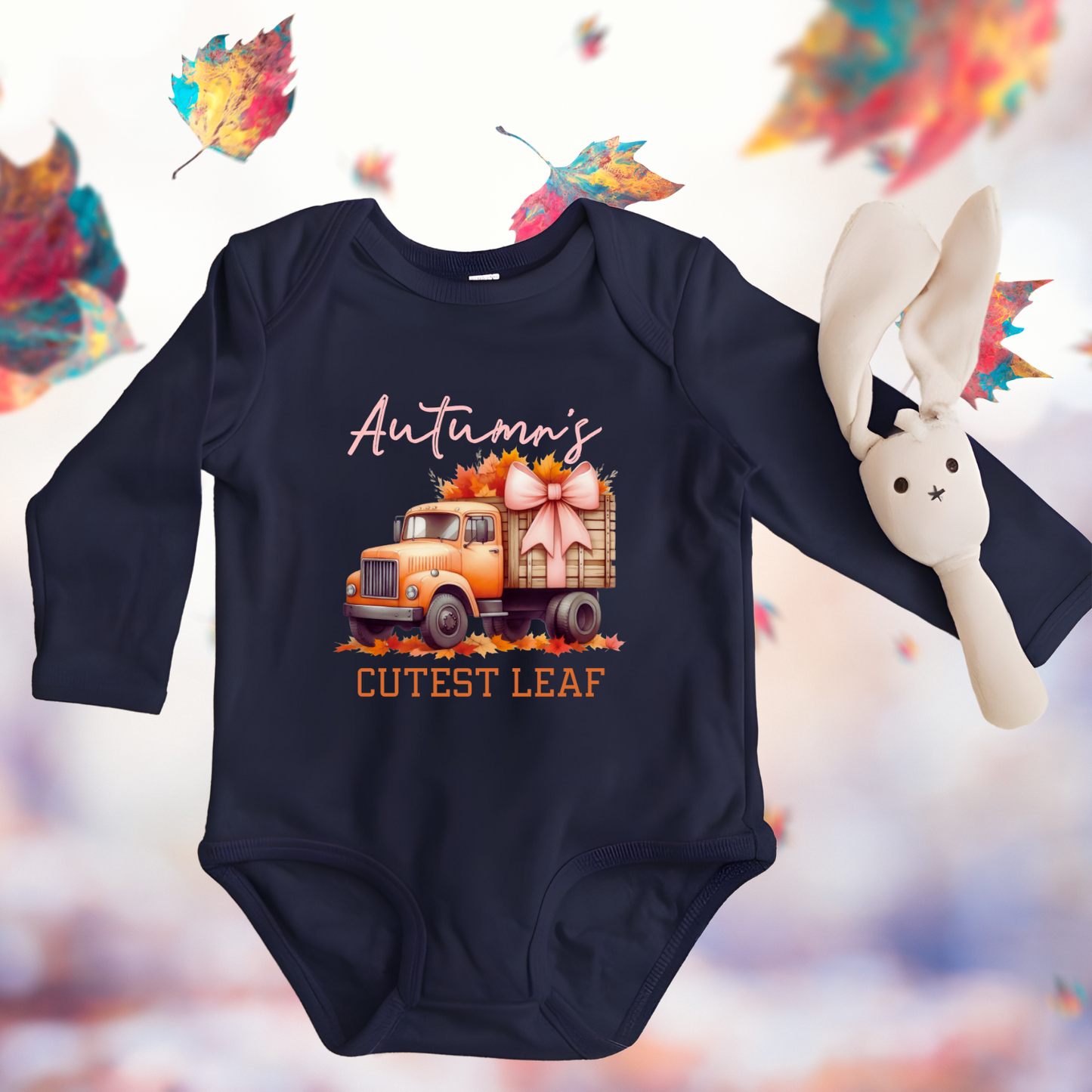 Autumn’s Cutest Leaf Infant Long Sleeve Onesie