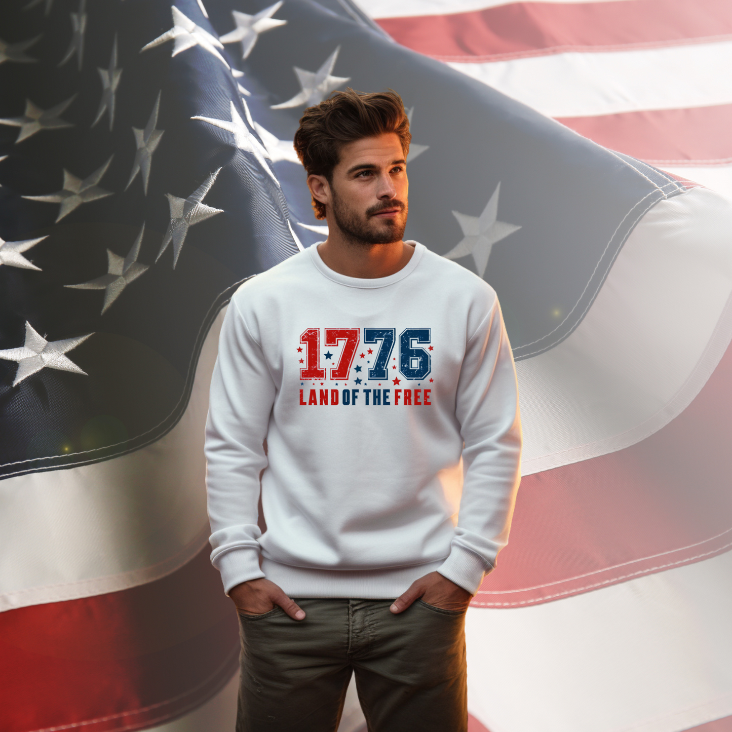 Land of the Free Crewneck Sweatshirt