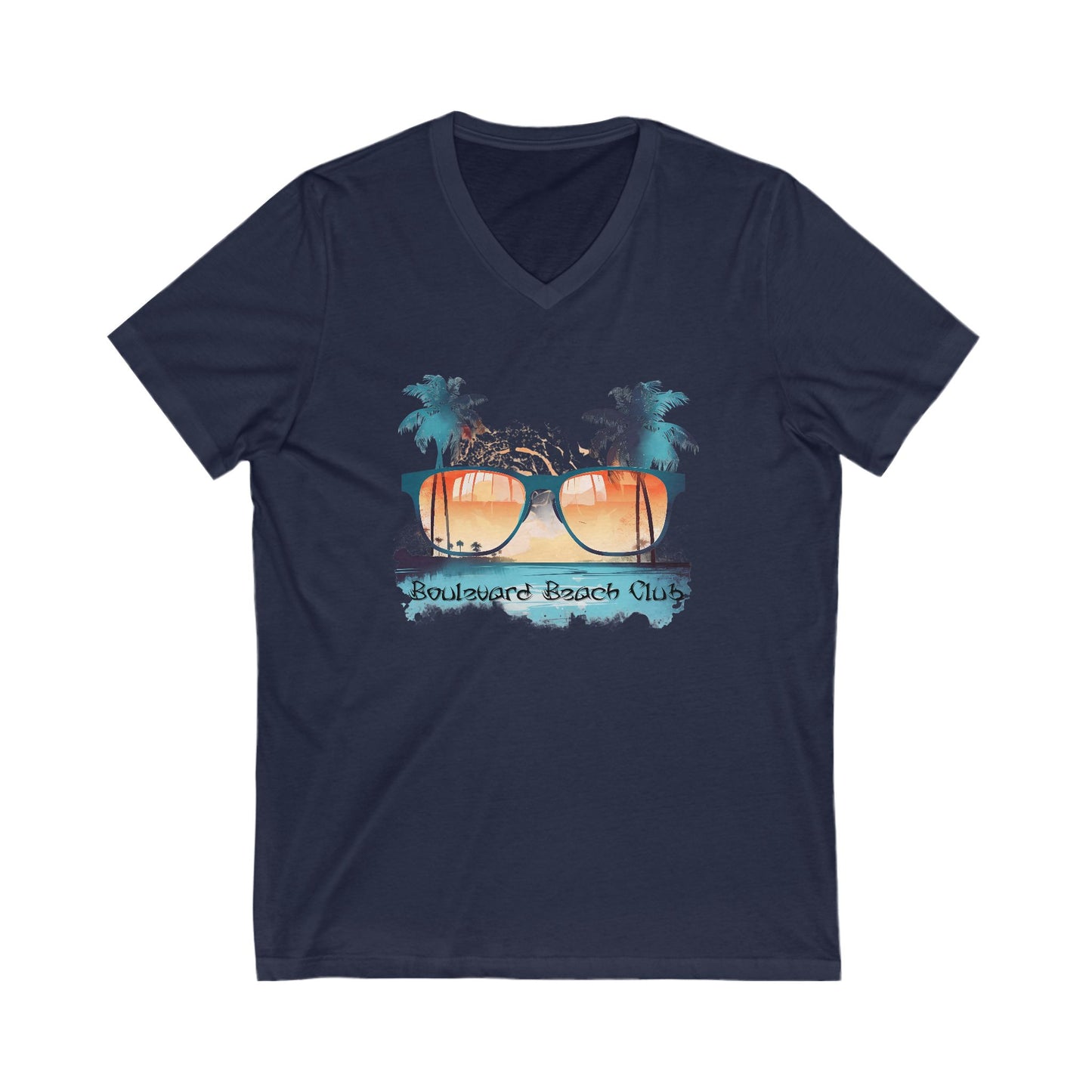 Boulevard Beach Club V-Neck Tee
