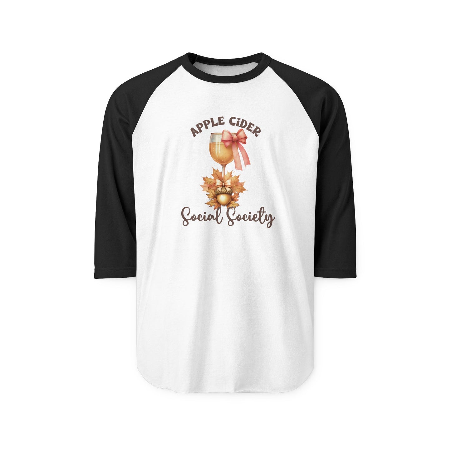 Apple Cider Social Society Baseball Tee
